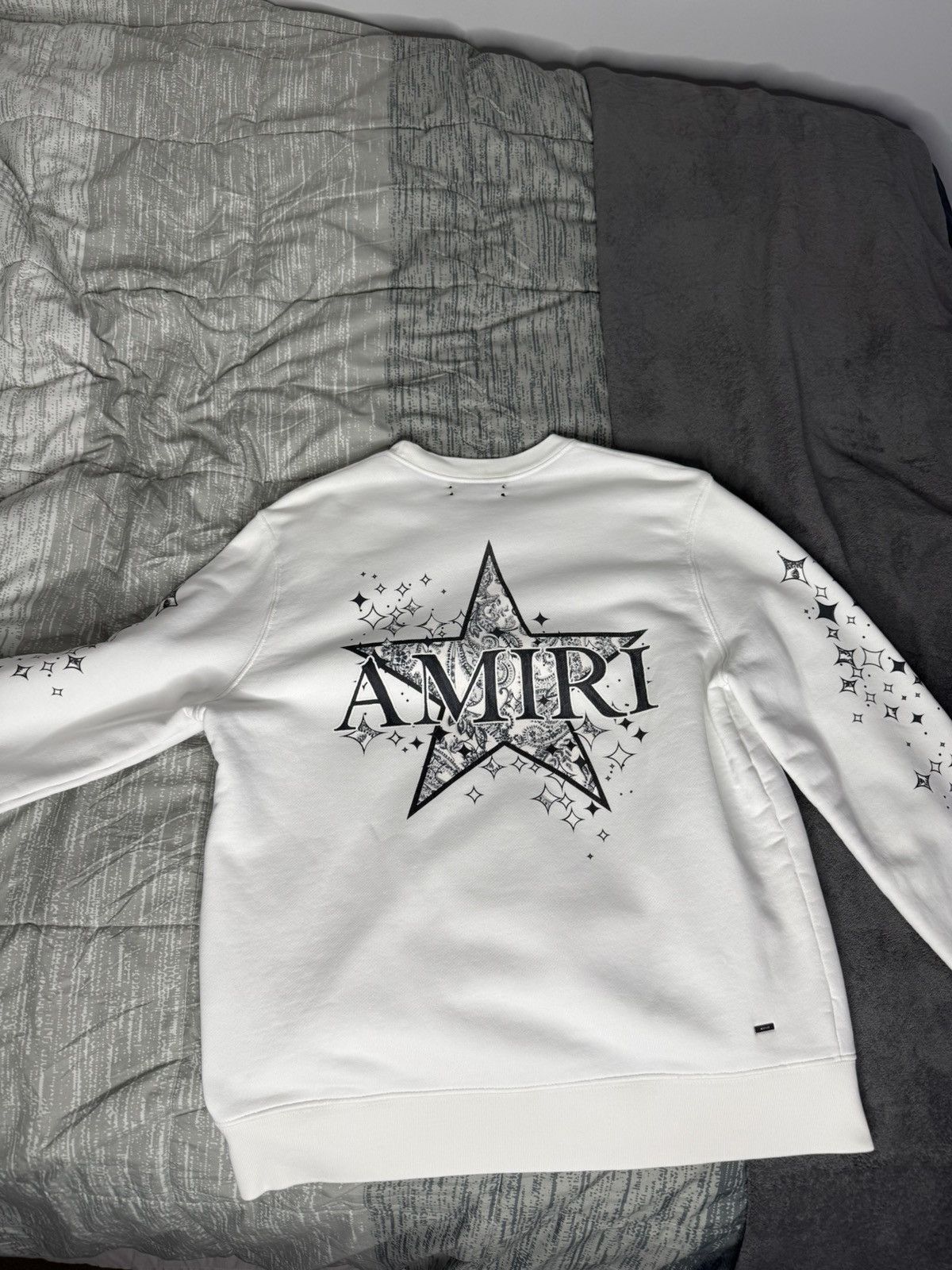 Amiri Paisley Stars Sweater