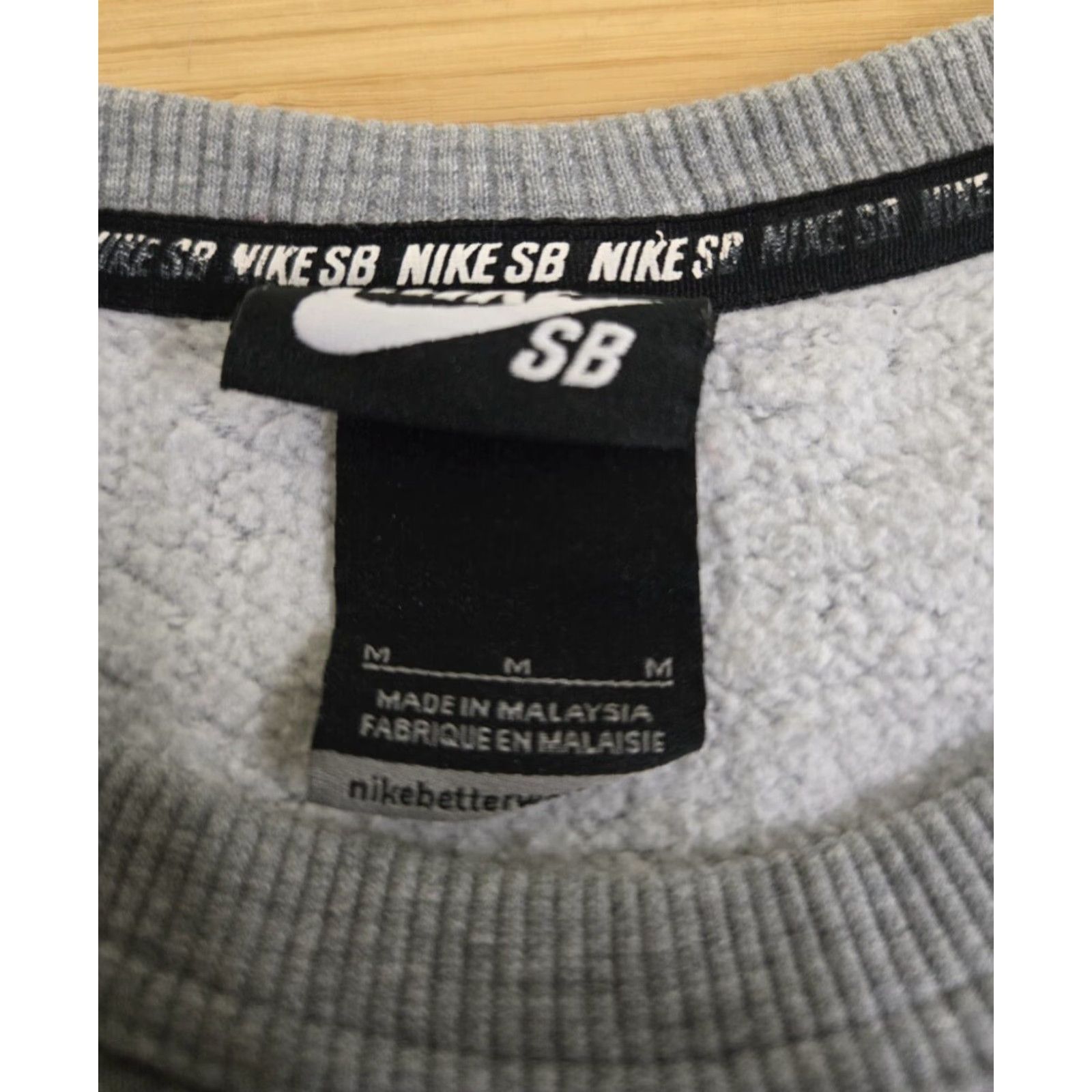 Nike Nike SB Crewneck Sweatshirt Mens M Gray Logo Skateboard Size US M / EU 48-50 / 2 - 6 Thumbnail
