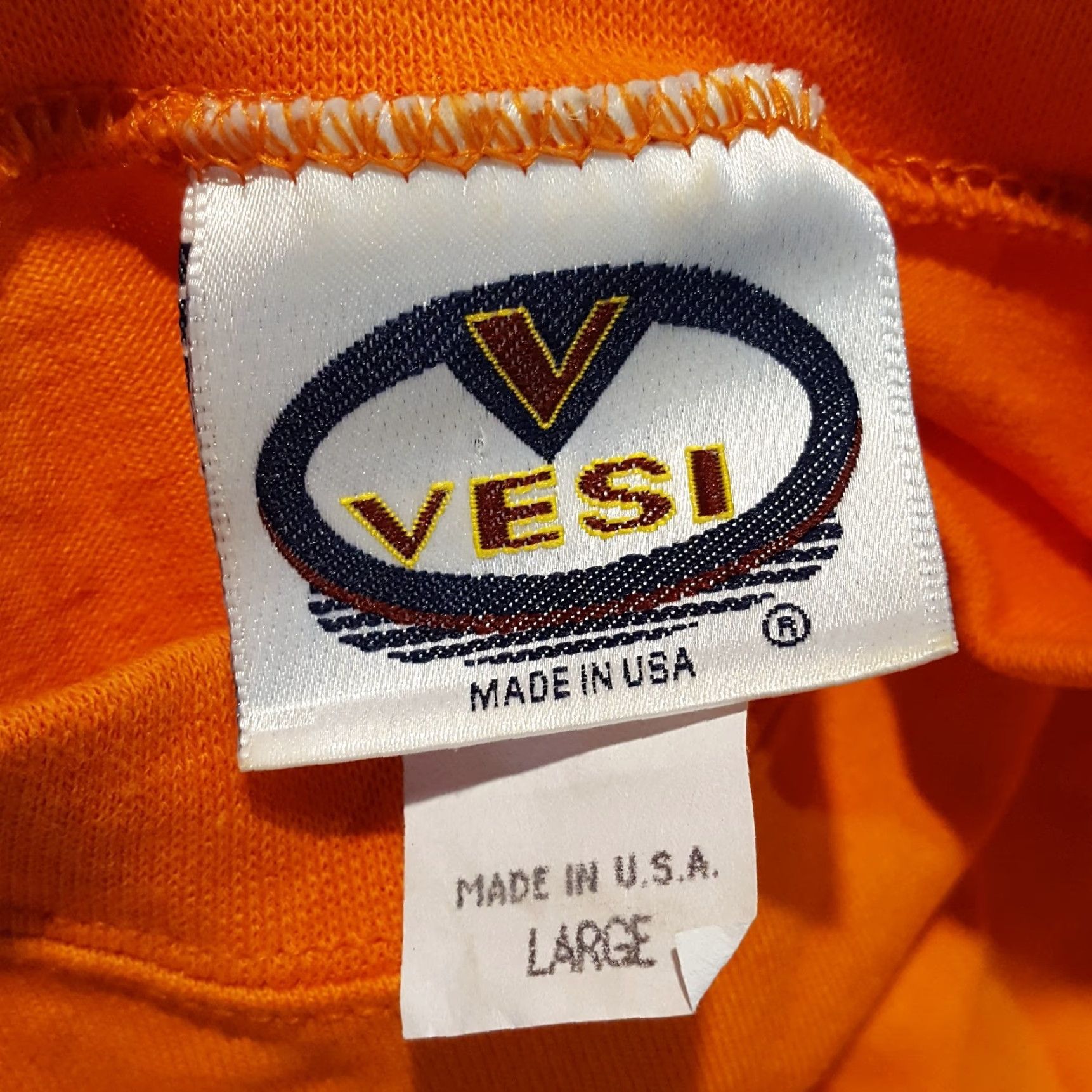 Vintage VINTAGE Tennessee University Embroidered Men’s Size L Orange College T Shirt TN Size US L / EU 52-54 / 3 - 6 Thumbnail