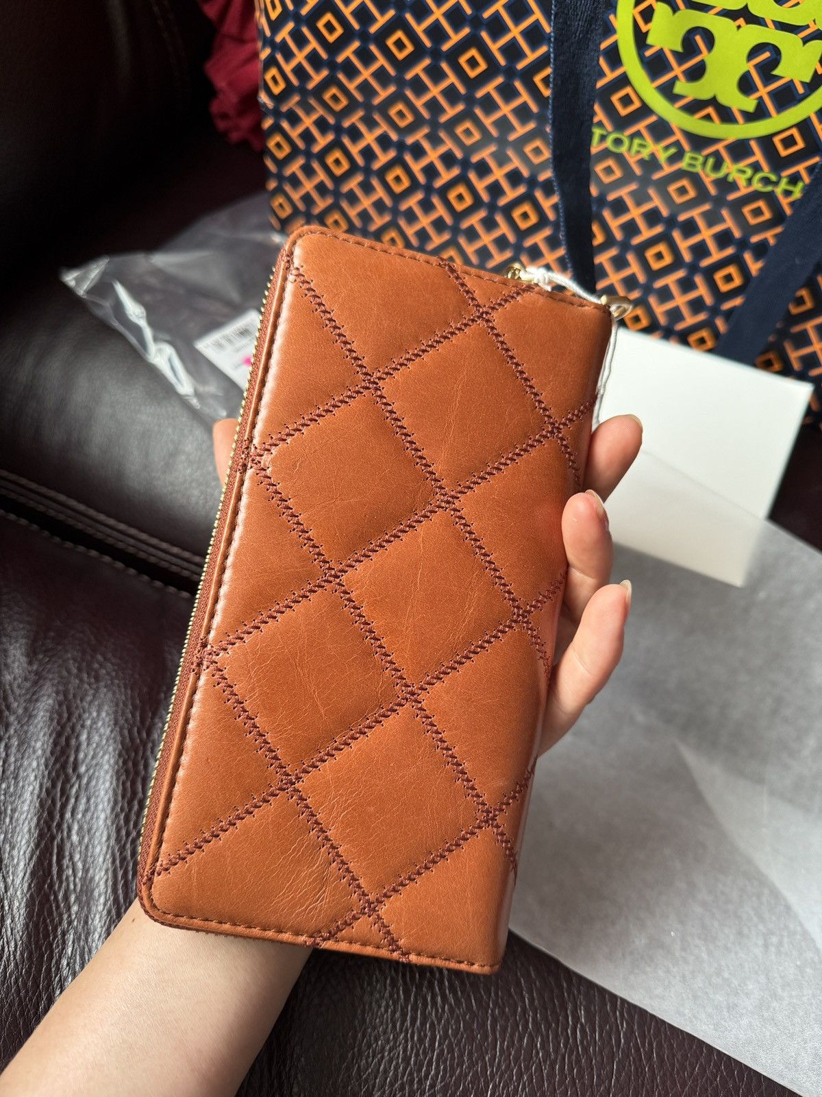 Tory Burch Tory Burch full zipper Wallet Continental 171544 NWT Size ONE SIZE - 4 Thumbnail