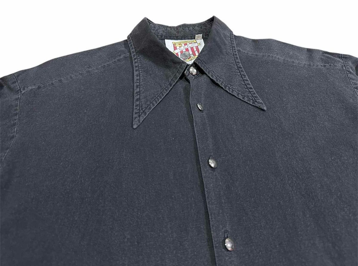 If Six Was Nine × Japanese Brand × Seditionaries 🔥Rare Vintage CCC Suzie B London Dracula Shirt Goth Punk UK Size US L / EU 52-54 / 3 - 1 Thumbnail