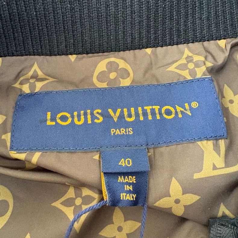 Louis Vuitton Louis Vuitton Black assault jacket presbyopic leather zipp Size S / US 4 / IT 40 - 7 Thumbnail