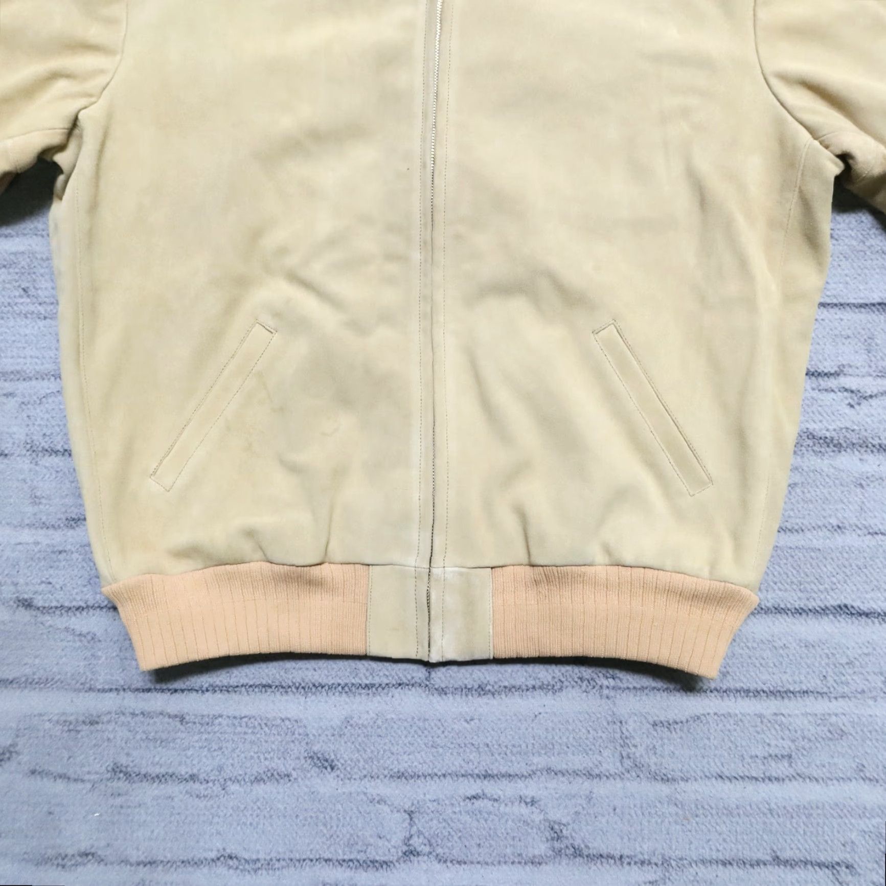 Levi's Levis Vintage Clothing LVC Suede Leather Bomber Jacket M Tan Mens Size US M / EU 48-50 / 2 - 3 Thumbnail