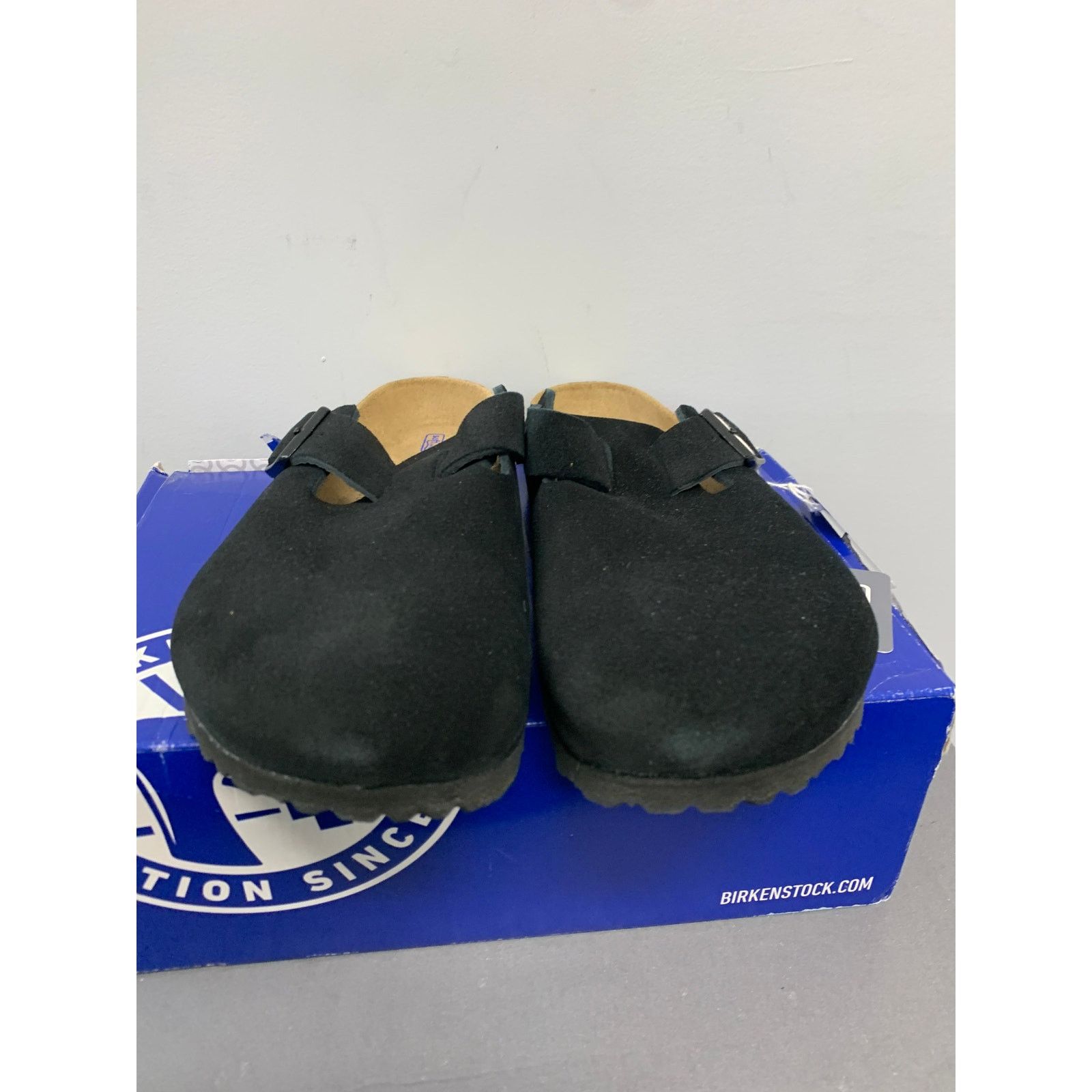Birkenstock Birkenstock Boston Soft Footbed Suede Black Size 42 / 9 US Size US 9 / EU 42 - 2 Thumbnail