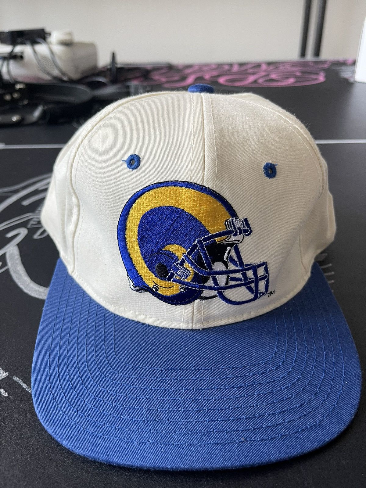 NFL × Vintage Vintage NFL Los Angeles Rams Snap back hat Size ONE SIZE - 5 Thumbnail