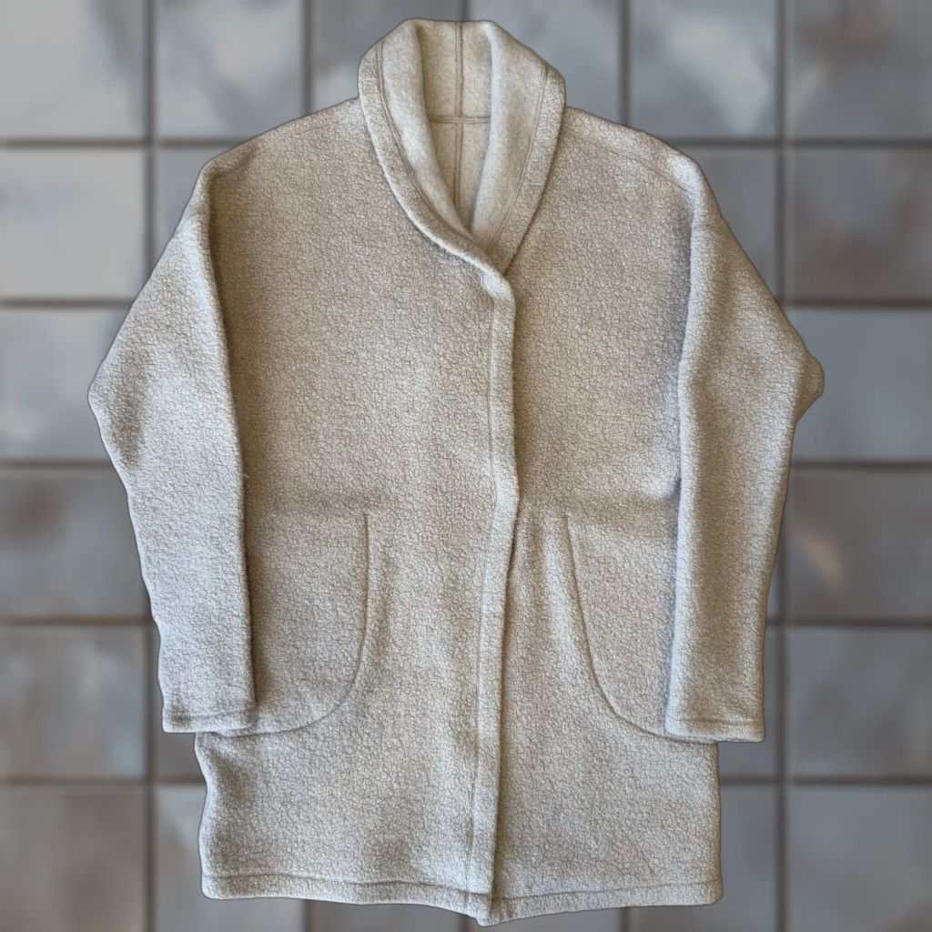 Lululemon Lululemon Sincerely Sherpa Wrap Women's S Beige Open Sweater Glam Athleisure Size S / US 4 / IT 40 - 1 Thumbnail