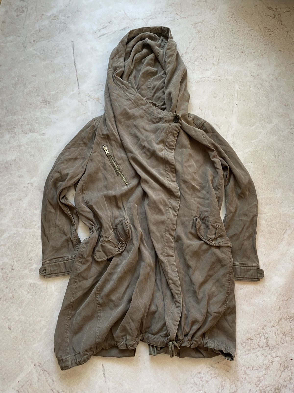Allsaints × If Six Was Nine CRAZY RICK OWENS STYLE DISTRESSED MULTI ZIPPER CARGO JACKET Size L / US 10 / IT 46 - 1 Thumbnail