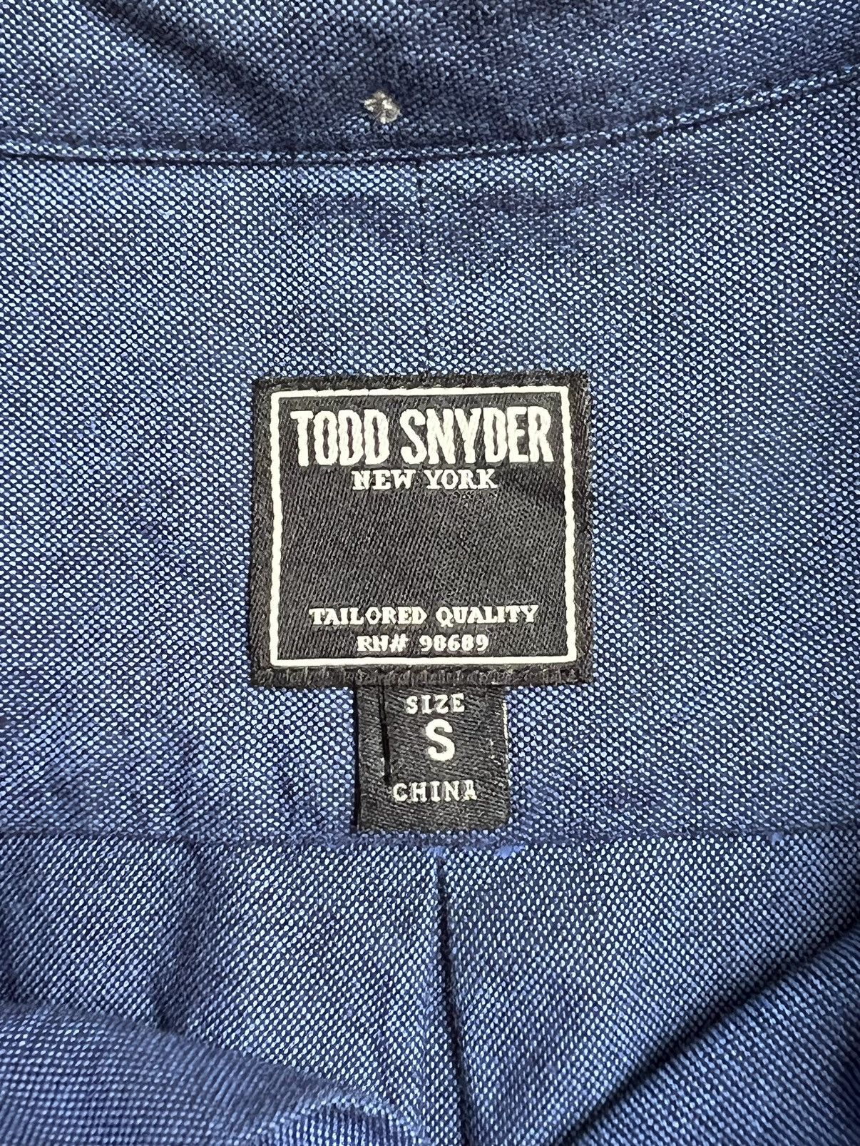 Todd Snyder TODD SNYDER New York Shirt Size US S / EU 44-46 / 1 - 11 Thumbnail