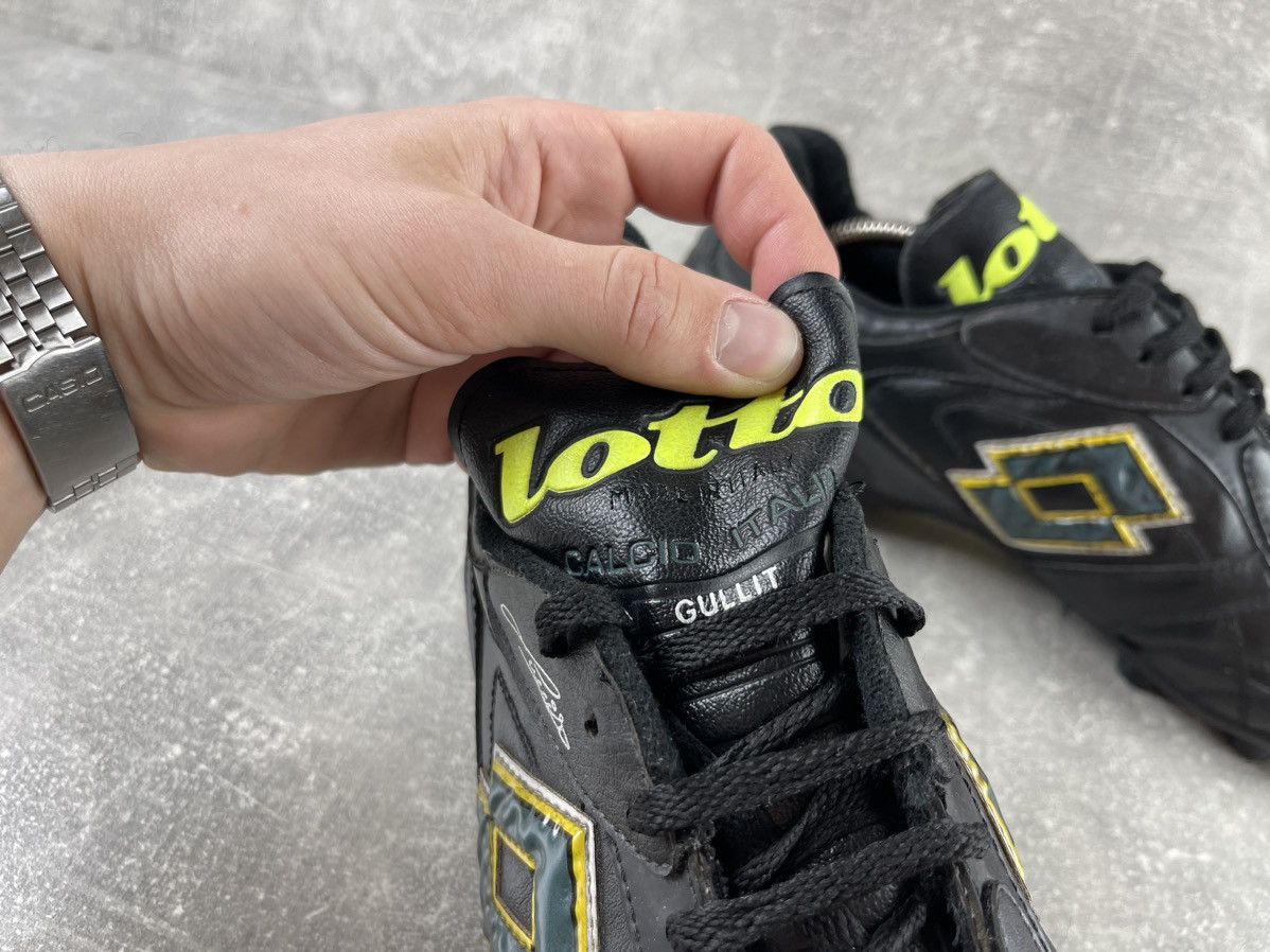 Lotto Sport × Vintage Lotto Calcio Ruud Gullit 00s Black Leather Soccer Sneakers Size US 13 / EU 46 - 7 Thumbnail