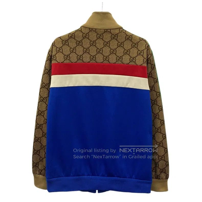 Gucci Gucci Colour block side stripe logo jacquard stitching cot Size US S / EU 44-46 / 1 - 2 Thumbnail