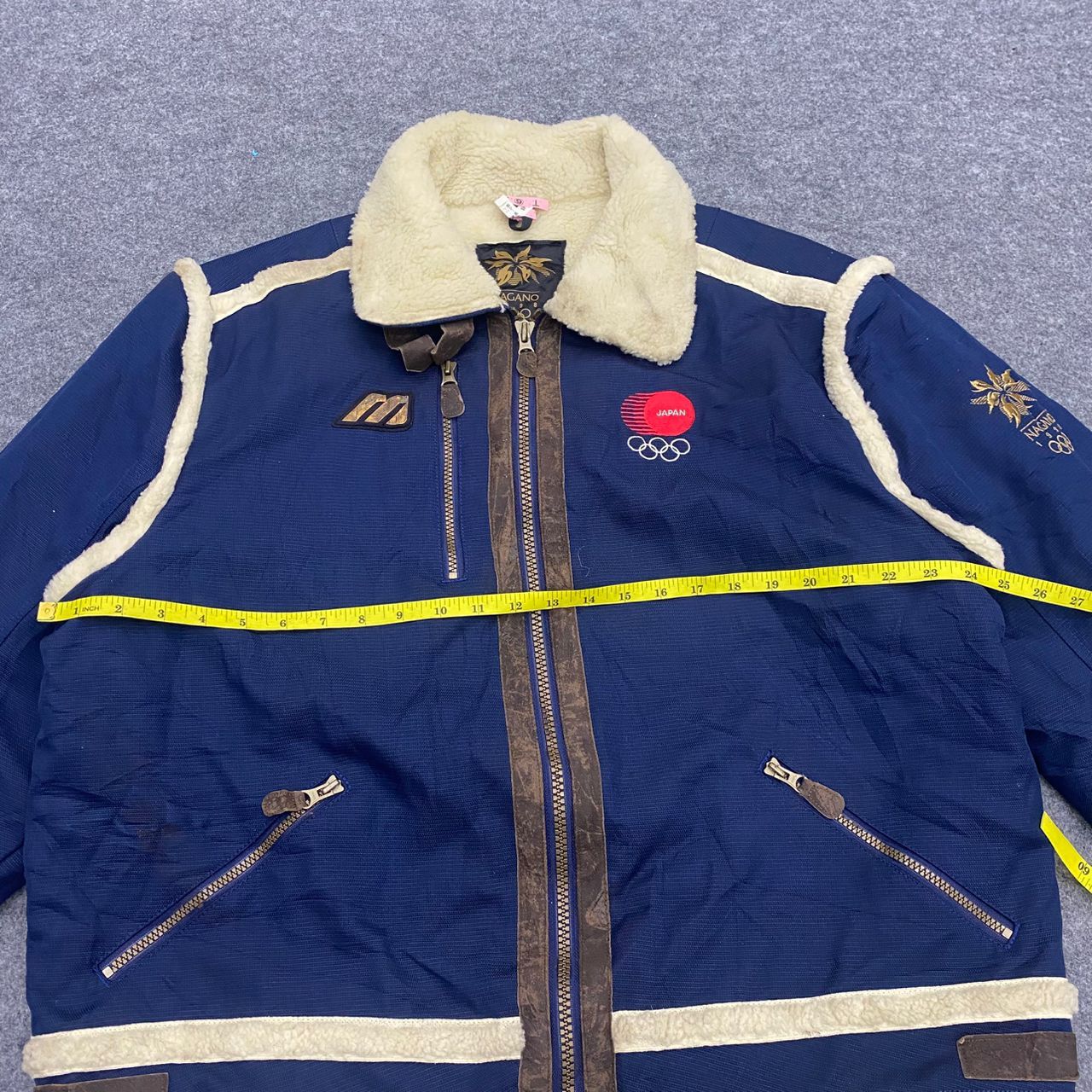 Mizuno Vintage 1998 Mizuno Nagano Japan Olimpic Sherpa Japan Jacket Size US L / EU 52-54 / 3 - 6 Thumbnail