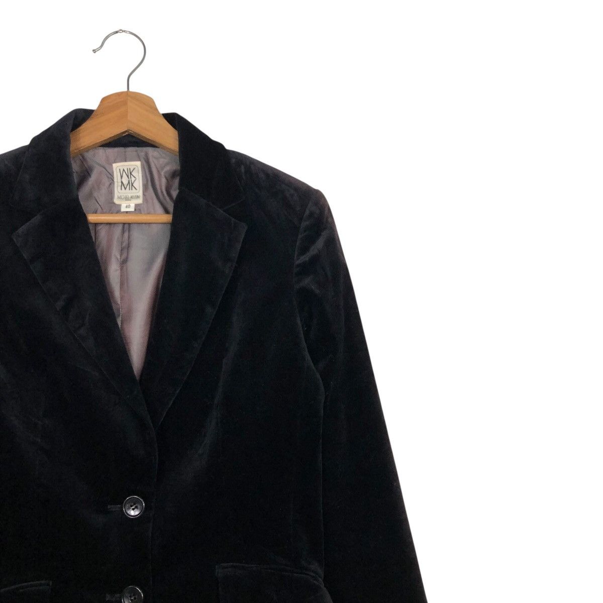 Michel Klein 📌Vintage Cropped Biker Jacket Michel Klein Paris Size M / US 6-8 / IT 42-44 - 7 Thumbnail