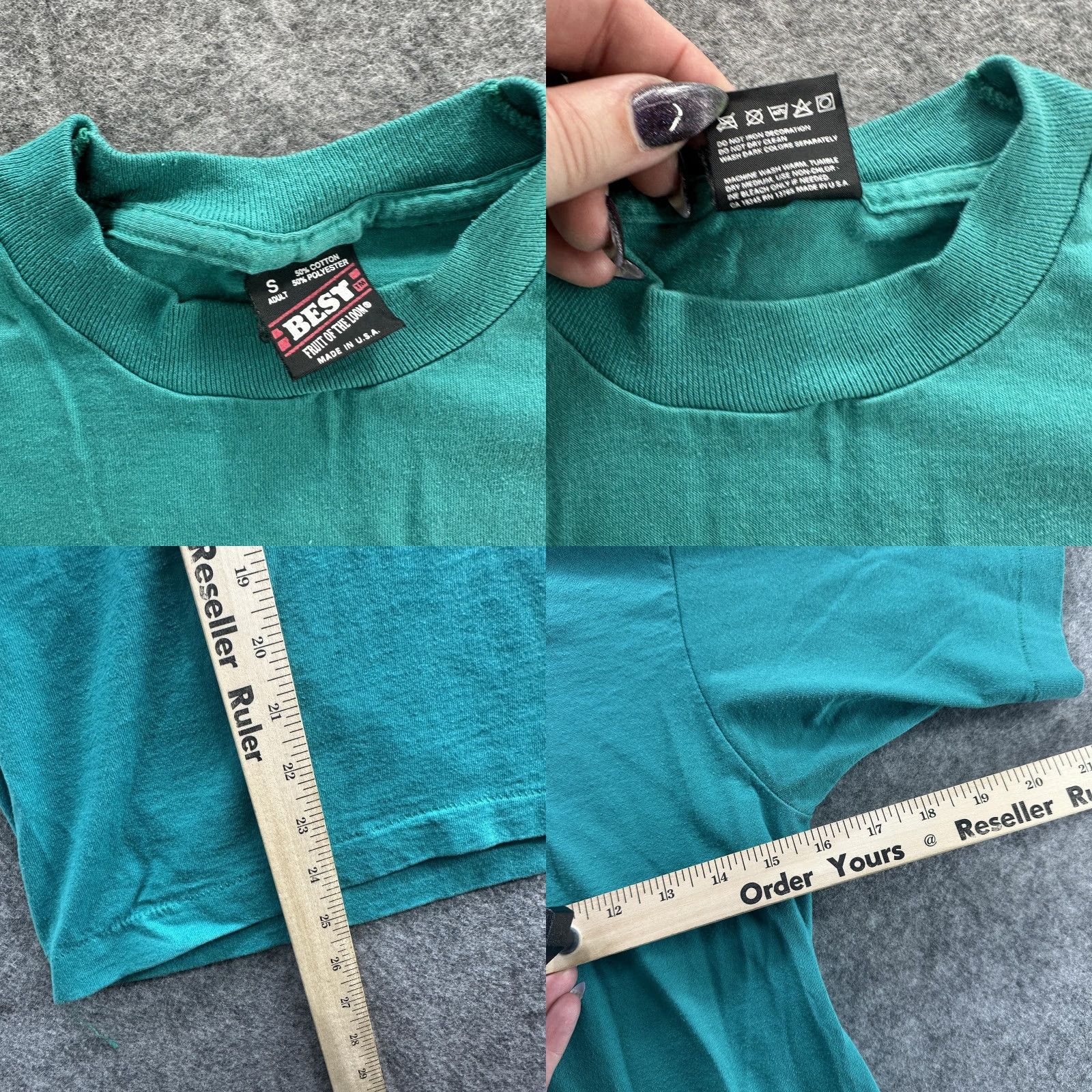 Fruit Of The Loom VINTAGE Robinhood Archery Club Shirt Mens Small Green 3D Animal Shoot 90s USA Size US S / EU 44-46 / 1 - 8 Thumbnail