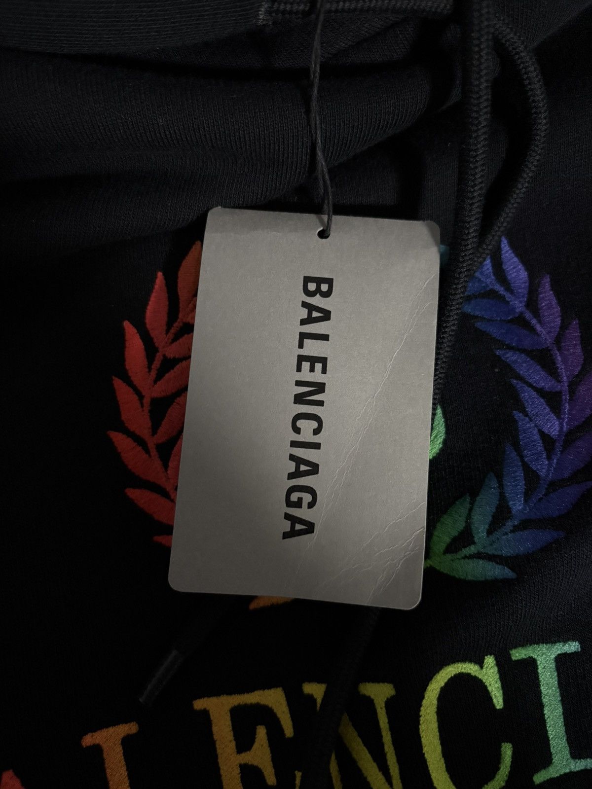 Balenciaga Balenciaga Rainbow Logo Hoodie Size US S / EU 44-46 / 1 - 8 Thumbnail