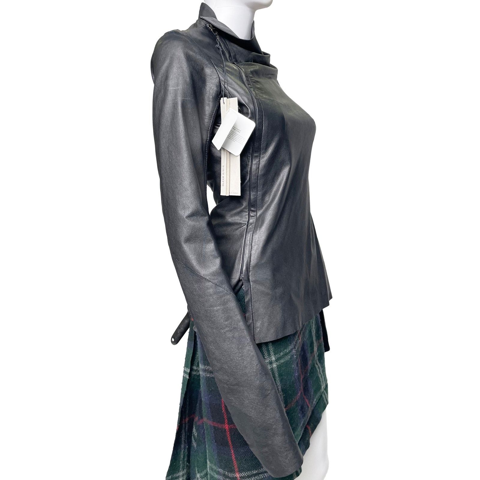 Rick Owens Leather Shirt Size M / US 6-8 / IT 42-44 - 2 Thumbnail