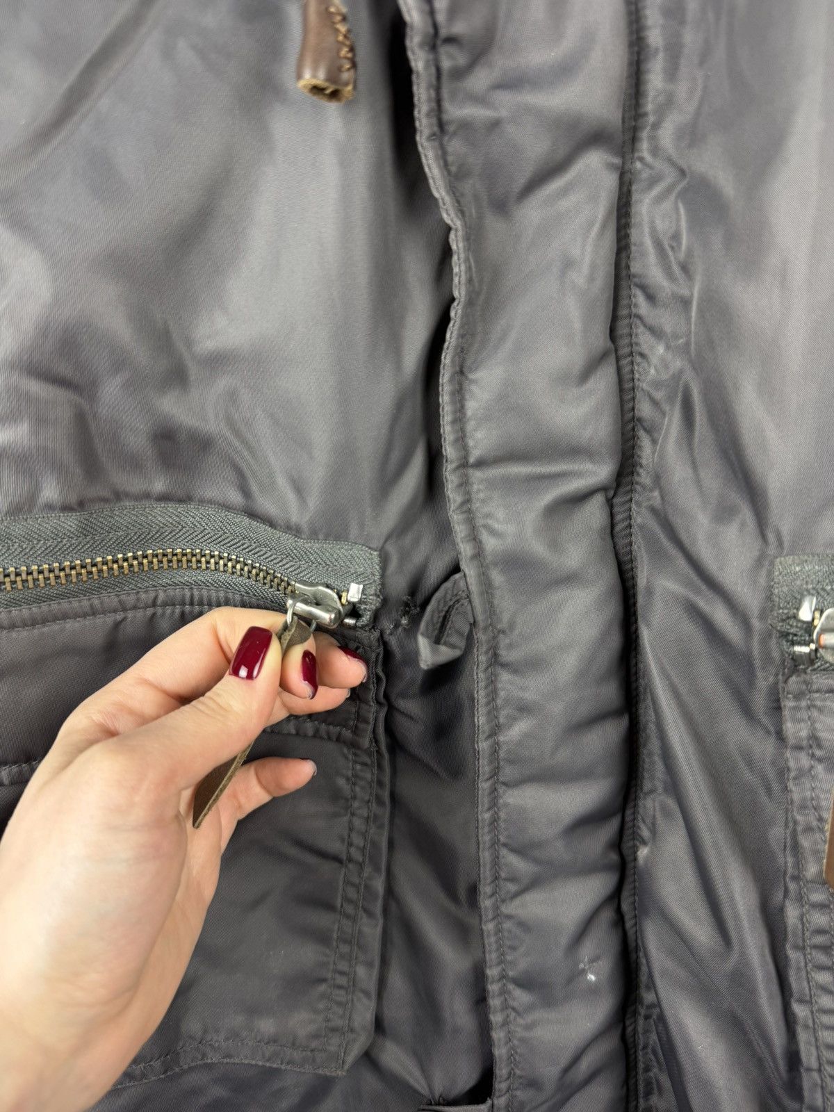 Diesel × Vintage Diesel Vintage Ladies Y2K Nylon Hooded Parka Jacket Size S Size S / US 4 / IT 40 - 10 Thumbnail