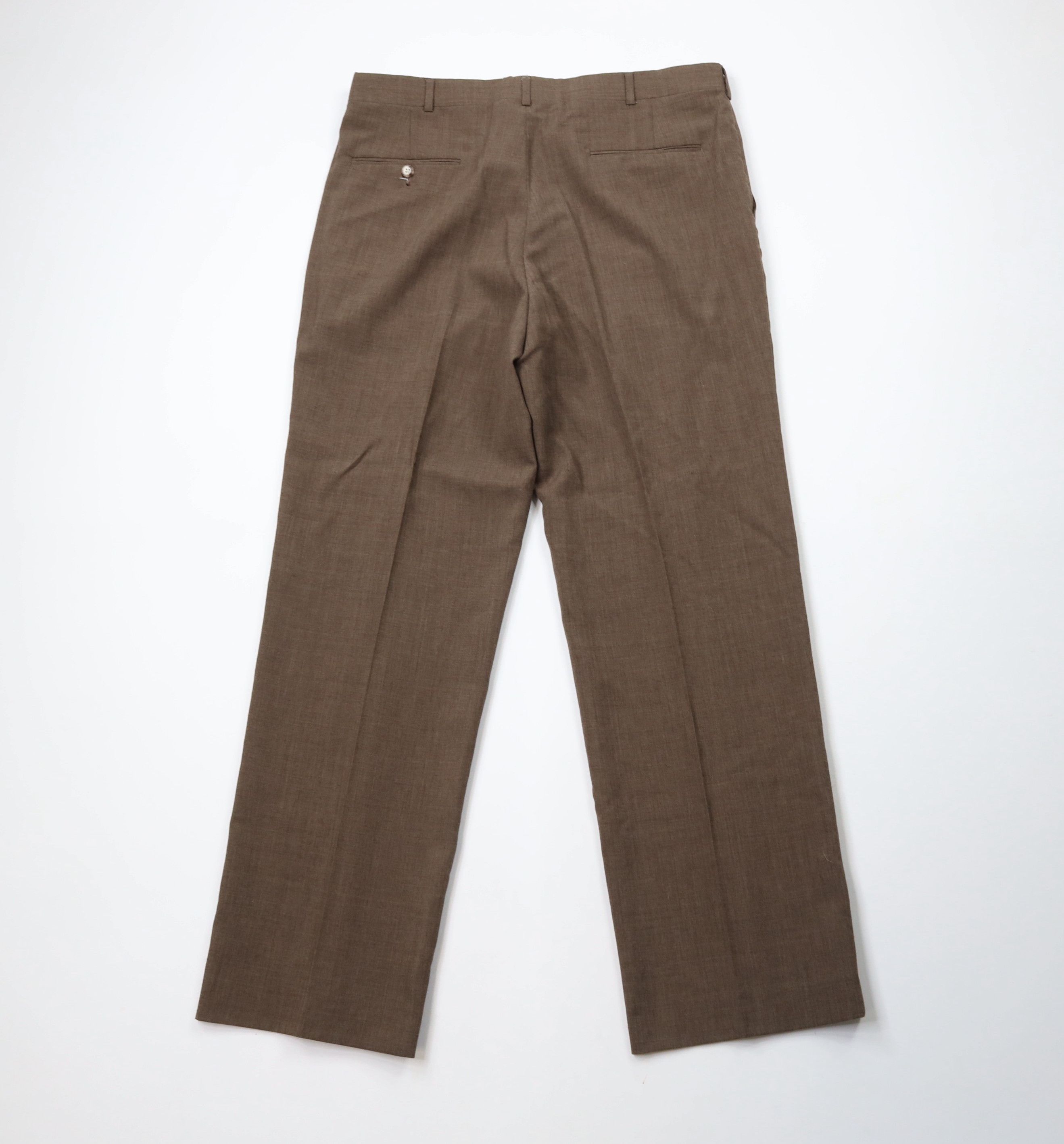 Vintage Vintage 70s Streetwear Flared Wide Leg Chino Pants Brown USA Size US 34 / EU 50 - 9 Thumbnail