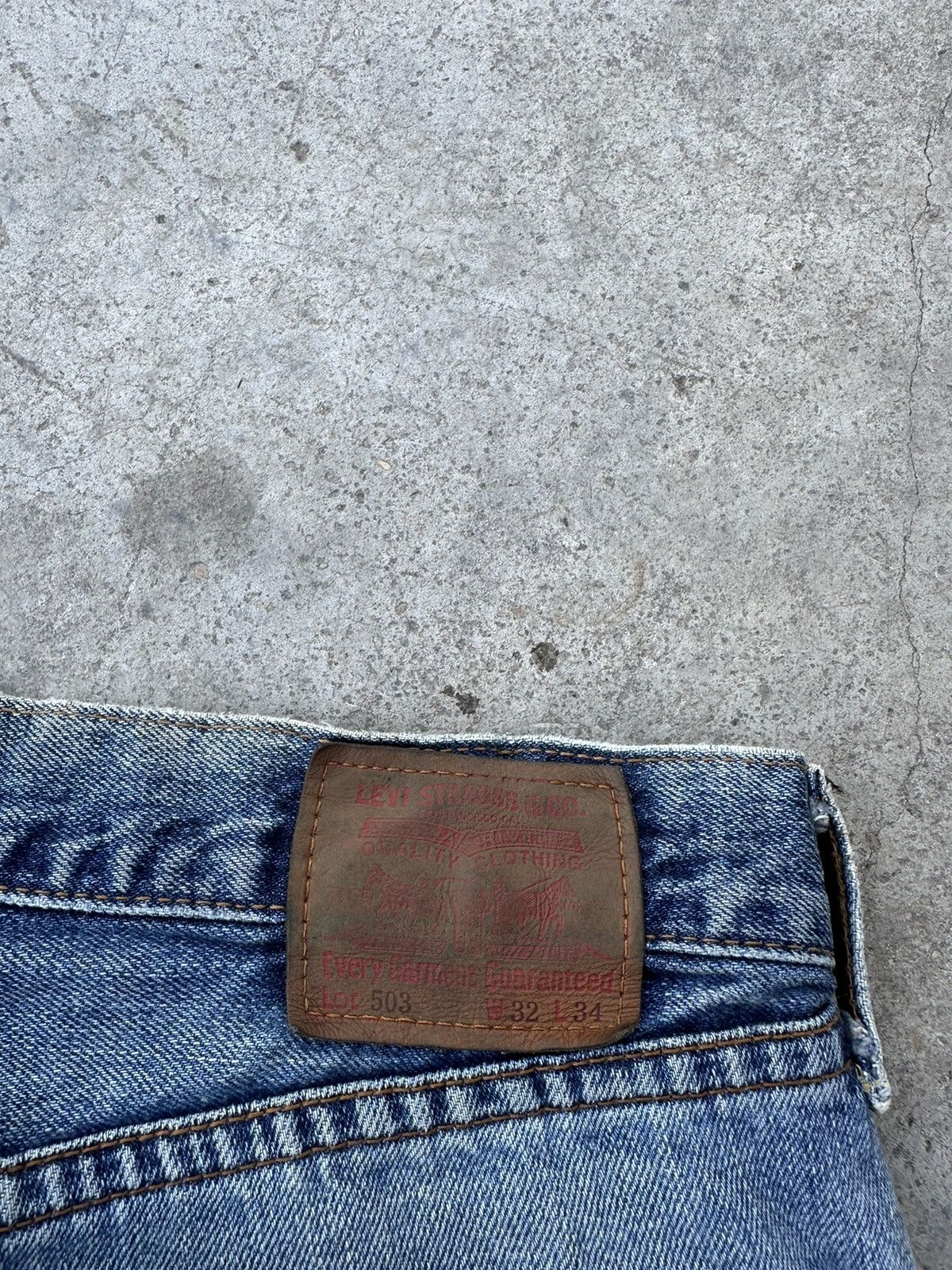 Levi's LEVI’S Lot 503 distressed denim jeans size 32 Size US 32 / EU 48 - 8 Thumbnail