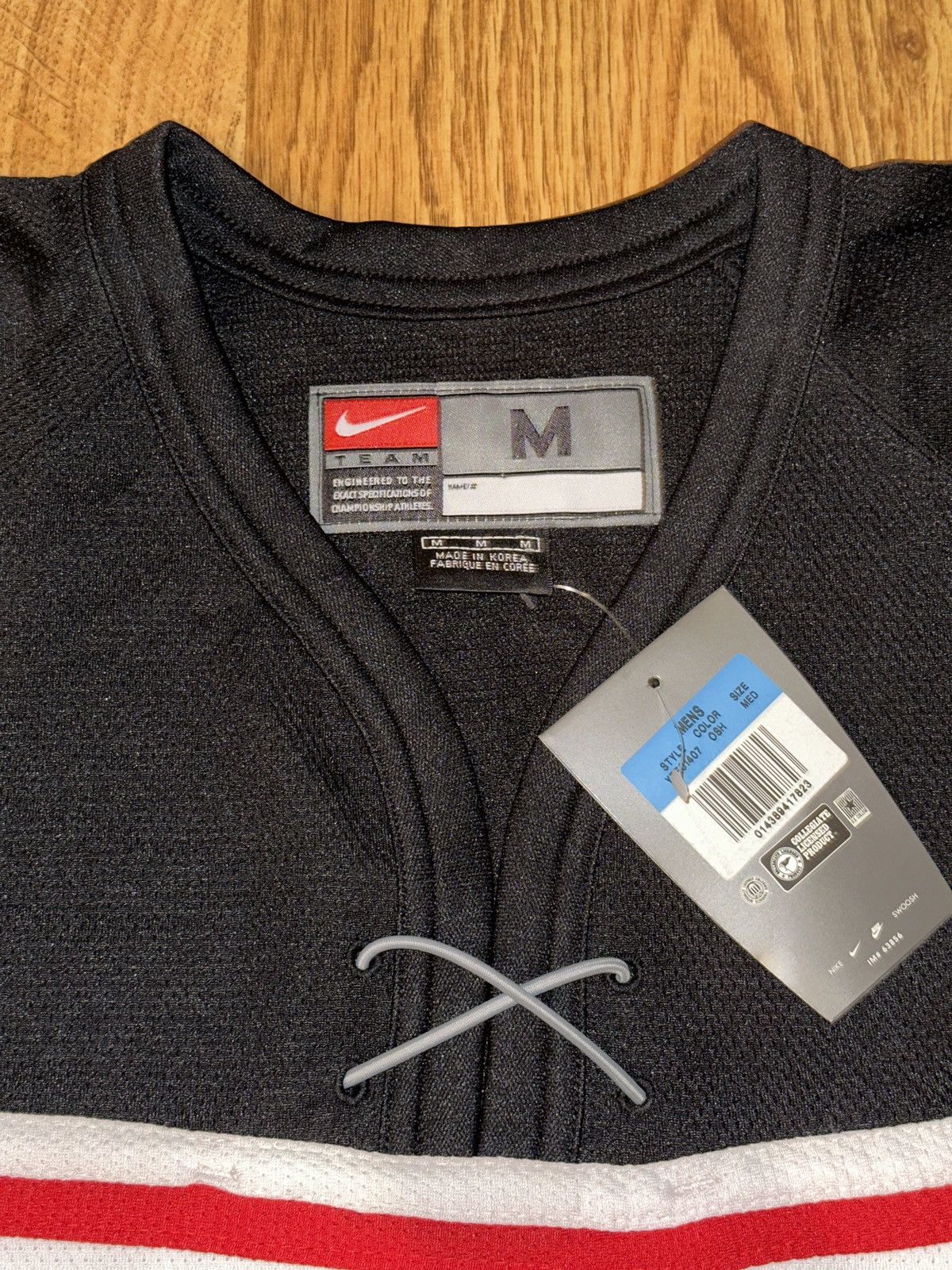 Nike Vtg NIKE Ohio State Hockey Jersey Buckeyes MEDIUM FITS LG Size US L / EU 52-54 / 3 - 3 Thumbnail