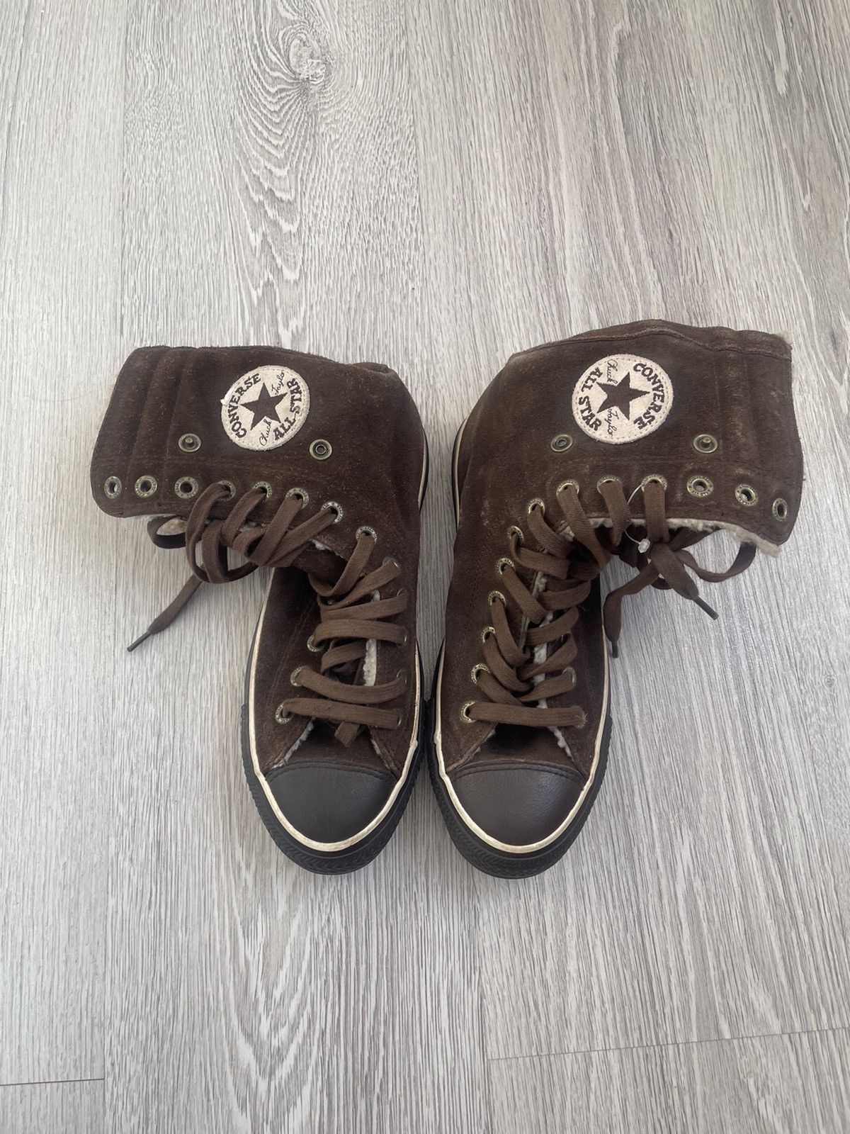 Converse Y2K Brown Converse Chuck Taylor Hi vintage Size US 7 / IT 37 - 2 Thumbnail