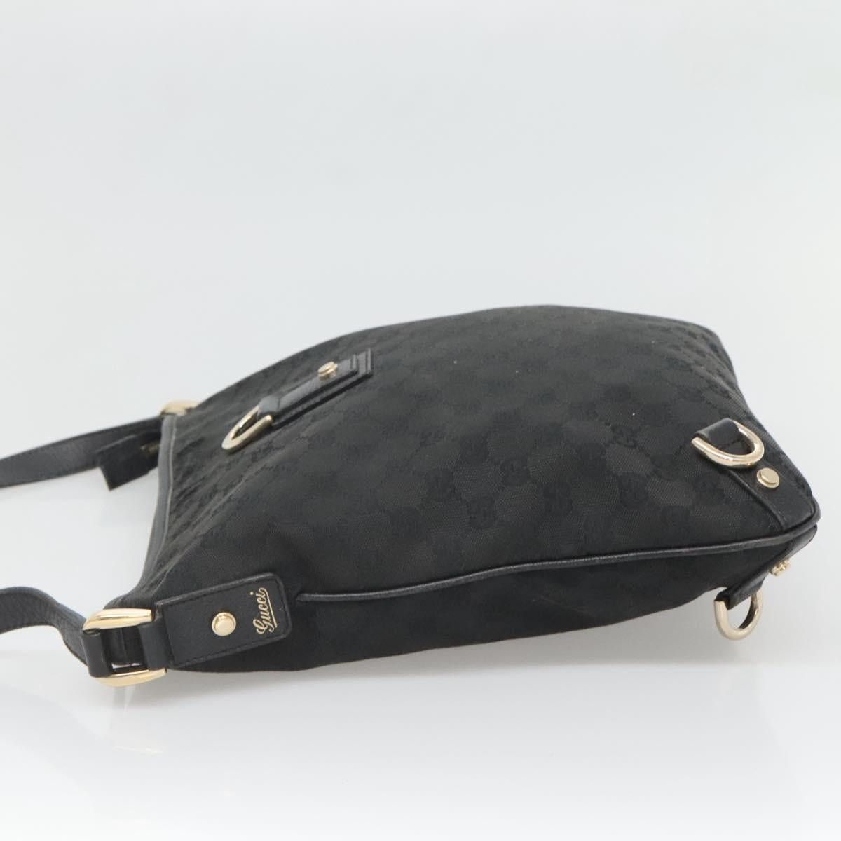 Gucci GUCCI GG Canvas Abbey Shoulder Bag Black Gold Size ONE SIZE - 5 Thumbnail