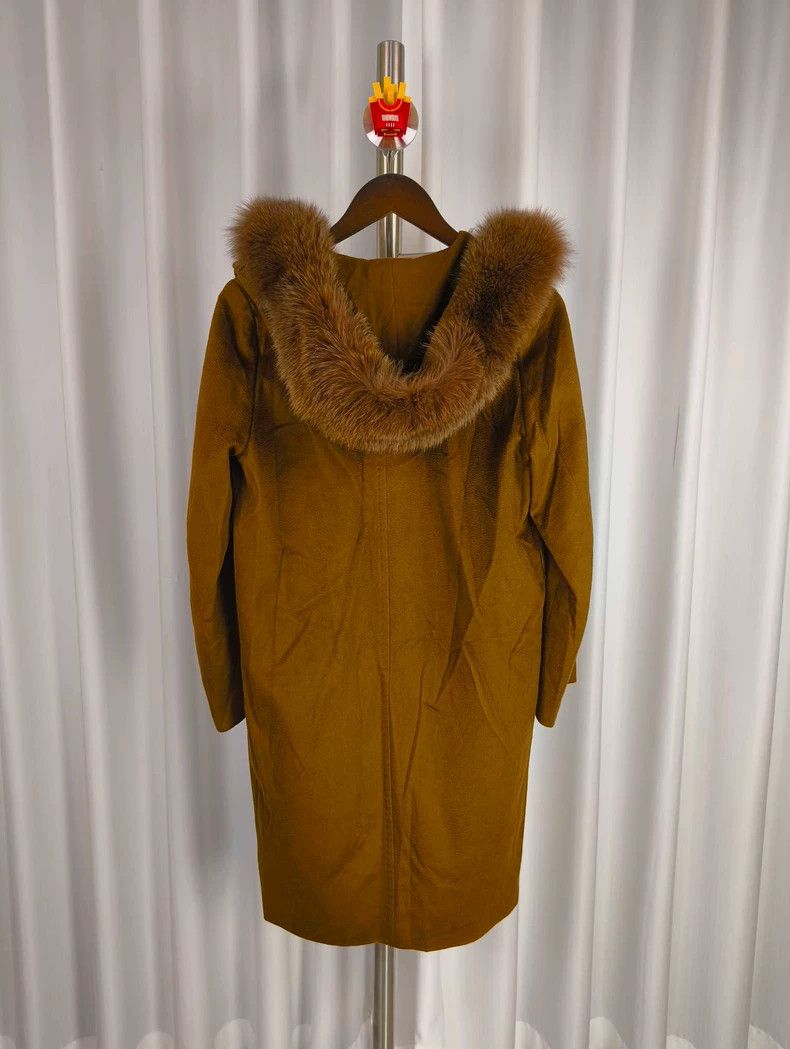 Max Mara Max Mara Hooded mid-length wool coat from studio mango Size M / US 6-8 / IT 42-44 - 2 Thumbnail