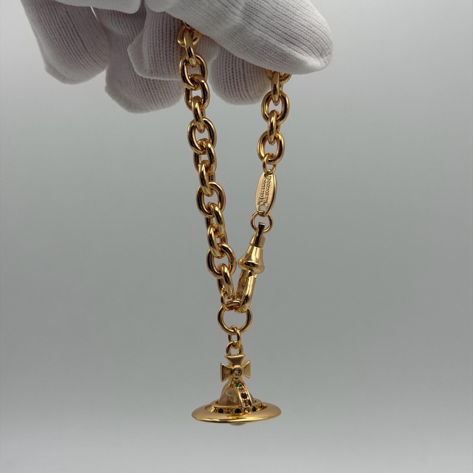 Vivienne Westwood Vivienne Westwood Gold Petite Orb Bracelet Size ONE SIZE - 2 Thumbnail