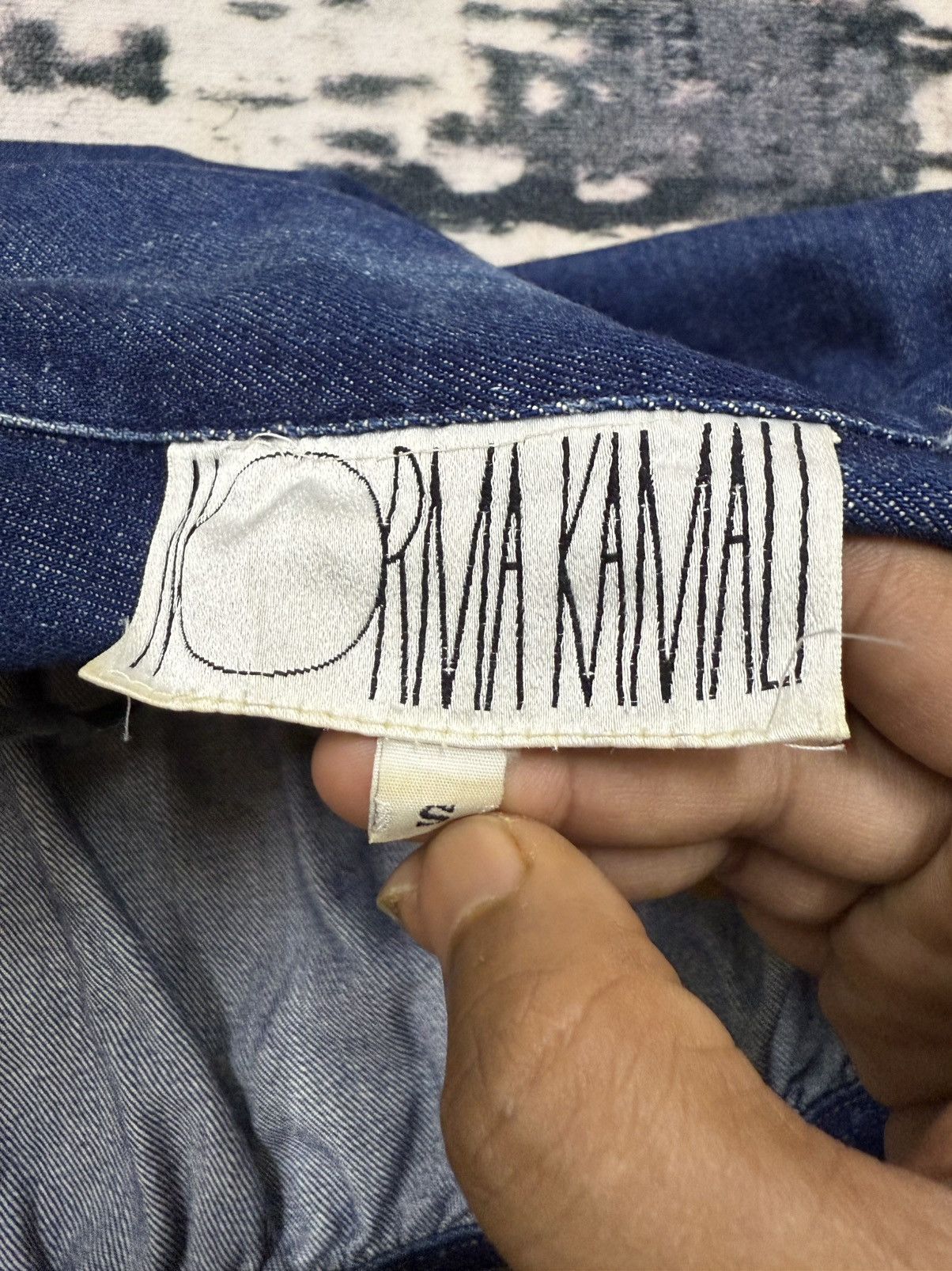 Japanese Brand × Norma Kamali × Vintage Norma Kamali Denim Bomber Jacket Size S / US 4 / IT 40 - 9 Thumbnail