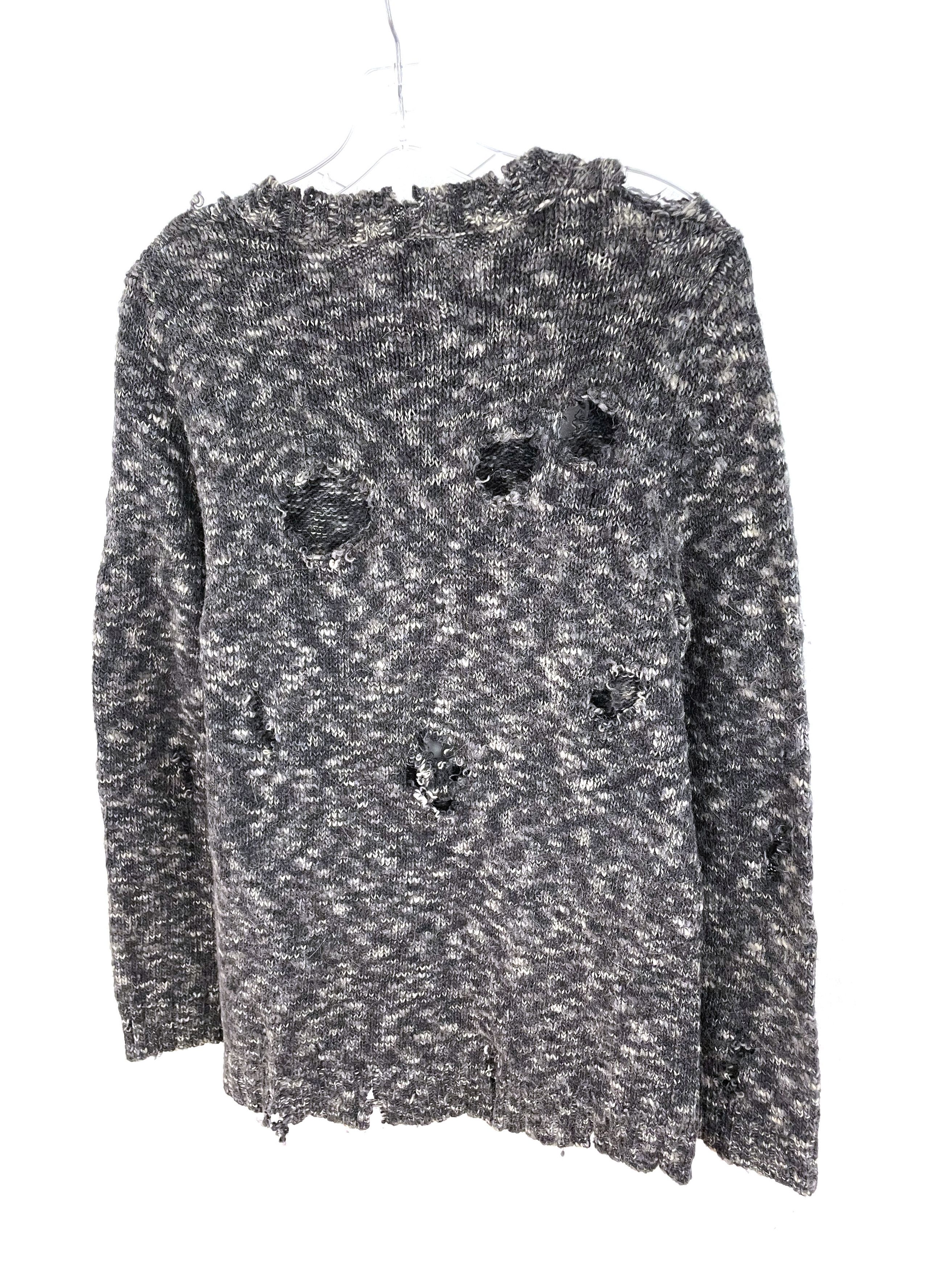 Yohji Yamamoto AAR Distressed Knit Sweater Size US M / EU 48-50 / 2 - 9 Thumbnail