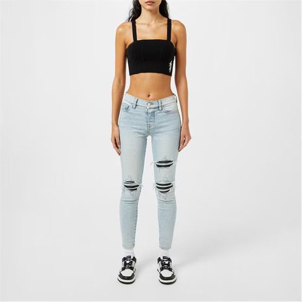 Amiri o1g2r1mq0824 Crop Tops in Black Size S / US 4 / IT 40 - 6 Thumbnail