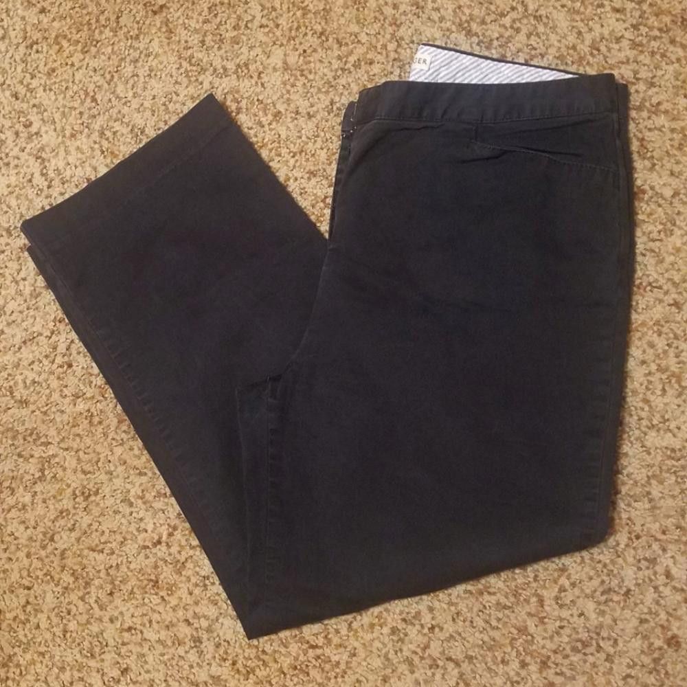 Tommy Hilfiger Tommy Hilfiger Black Pants Size 10 Size 32" / US 10 / IT 46 - 1 Thumbnail