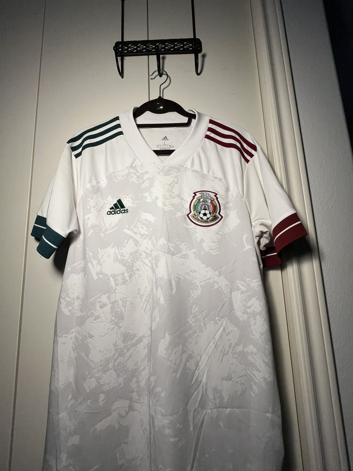 Adidas Adidas Mexico Heat Dry Soccer Jersey 2020 White SZ L Size US L / EU 52-54 / 3 - 3 Thumbnail