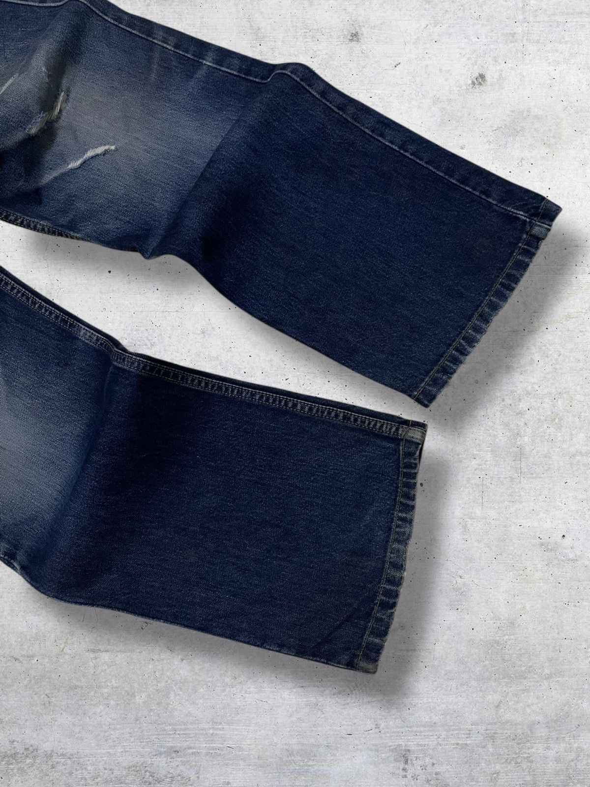 Levi's Vintage Clothing VINTAGE LEVIS 605 ORANGE TAB 1990S DESIGNER DISTRESSED DENIM Size US 34 / EU 50 - 5 Thumbnail