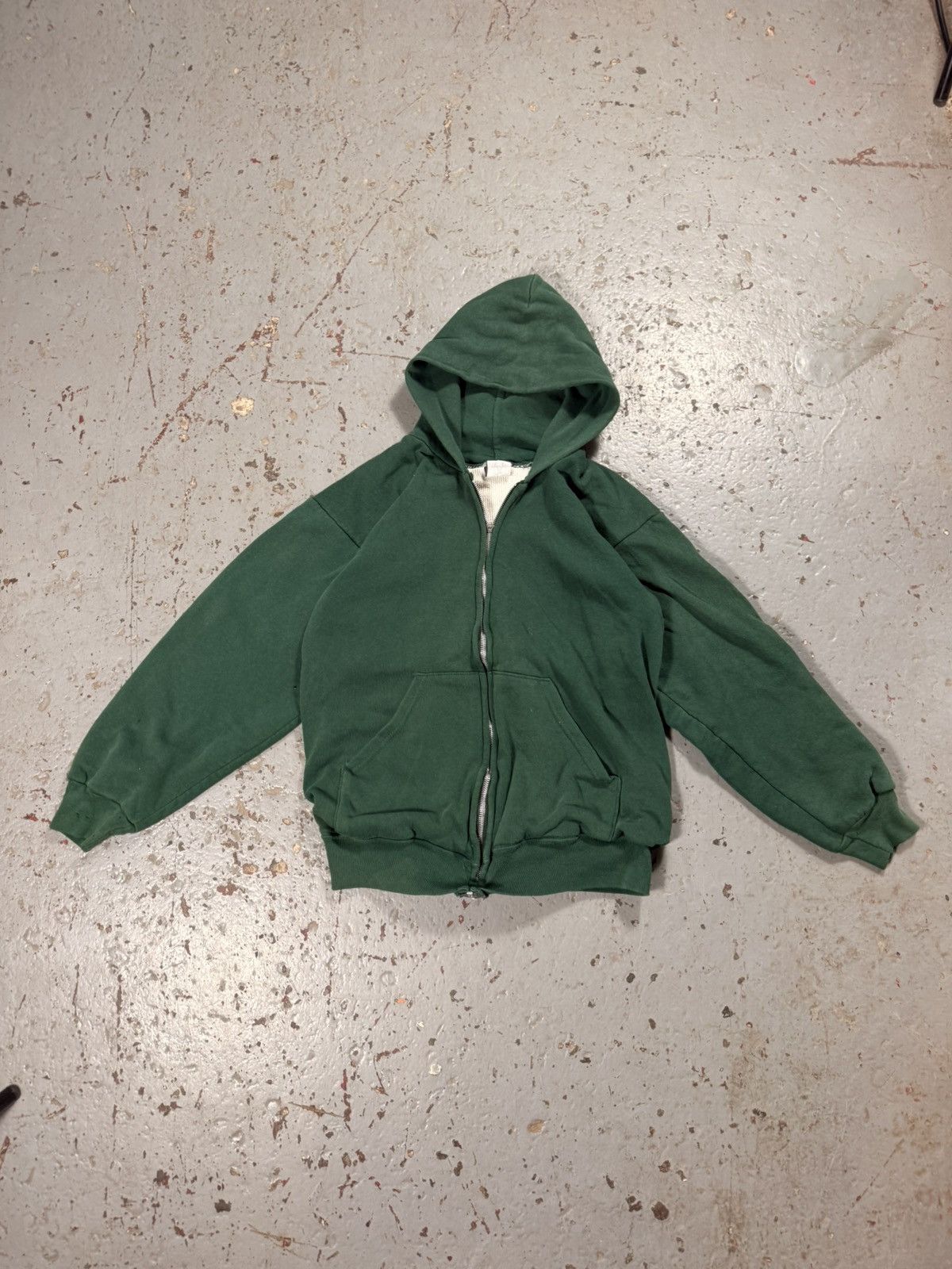Other Vintage Blank Green Zipup Classic Essential Hoodie Size US M / EU 48-50 / 2 - 1 Thumbnail