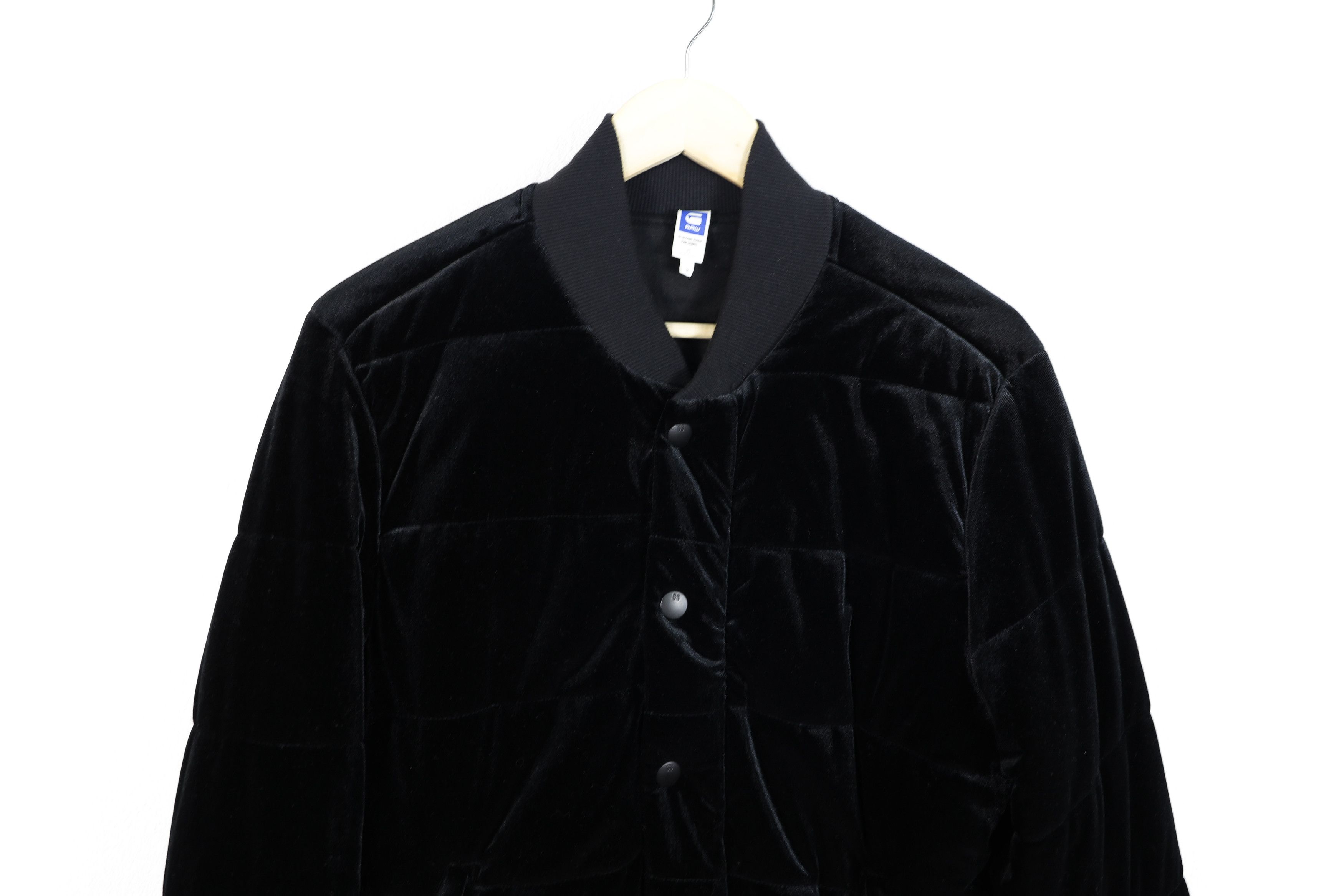 G-Star G-Star Raw Sport Logo Black Velour Bomber Jacket M size Y2K Size US M / EU 48-50 / 2 - 2 Thumbnail