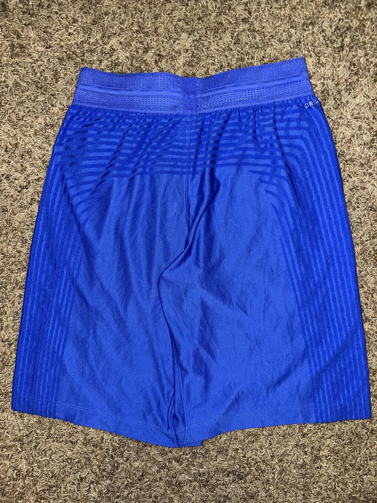 Designer Jordan Men’s Ultimate Flight Basketball Blue Black Shorts Size US 30 / EU 46 - 6 Thumbnail