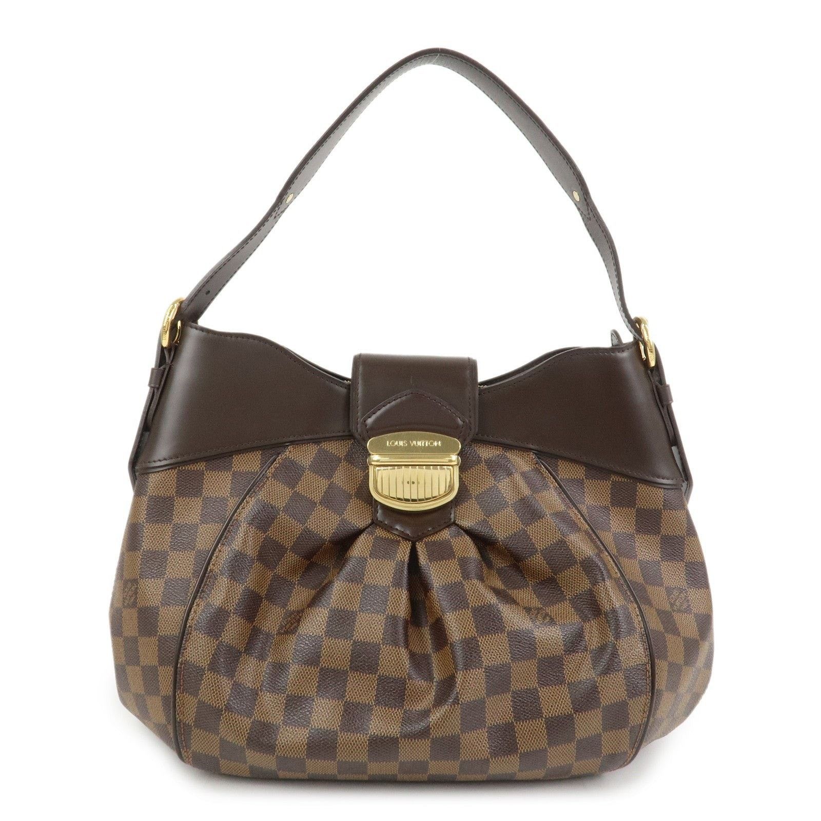 Louis Vuitton Louis Vuitton Damier Sistina MM Coated Canvas Shoulder Bag Size ONE SIZE - 1 Thumbnail