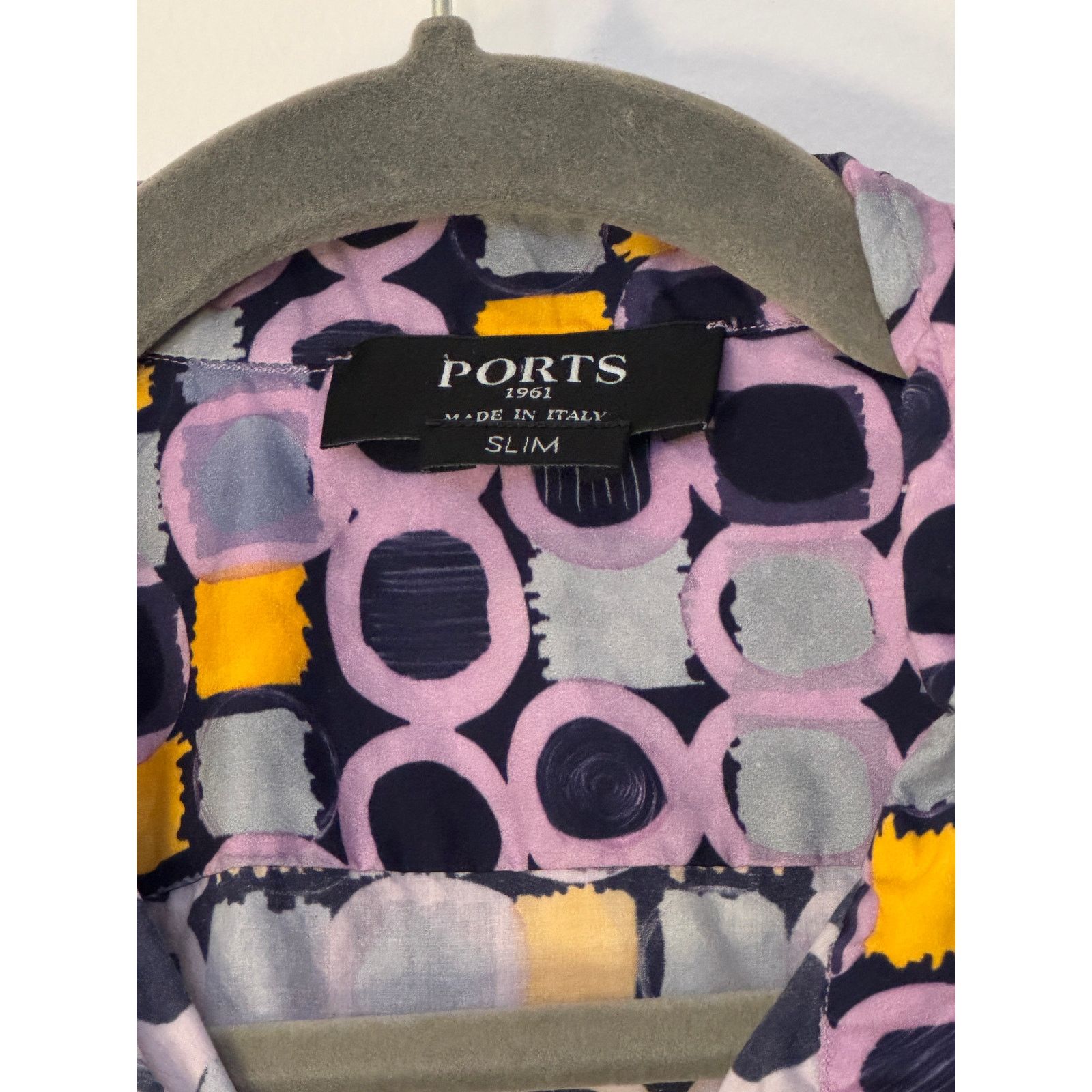 Ports 1961 Ports 1961 Men's Slim Fit Multicolor Geometric Print Size US M / EU 48-50 / 2 - 3 Thumbnail