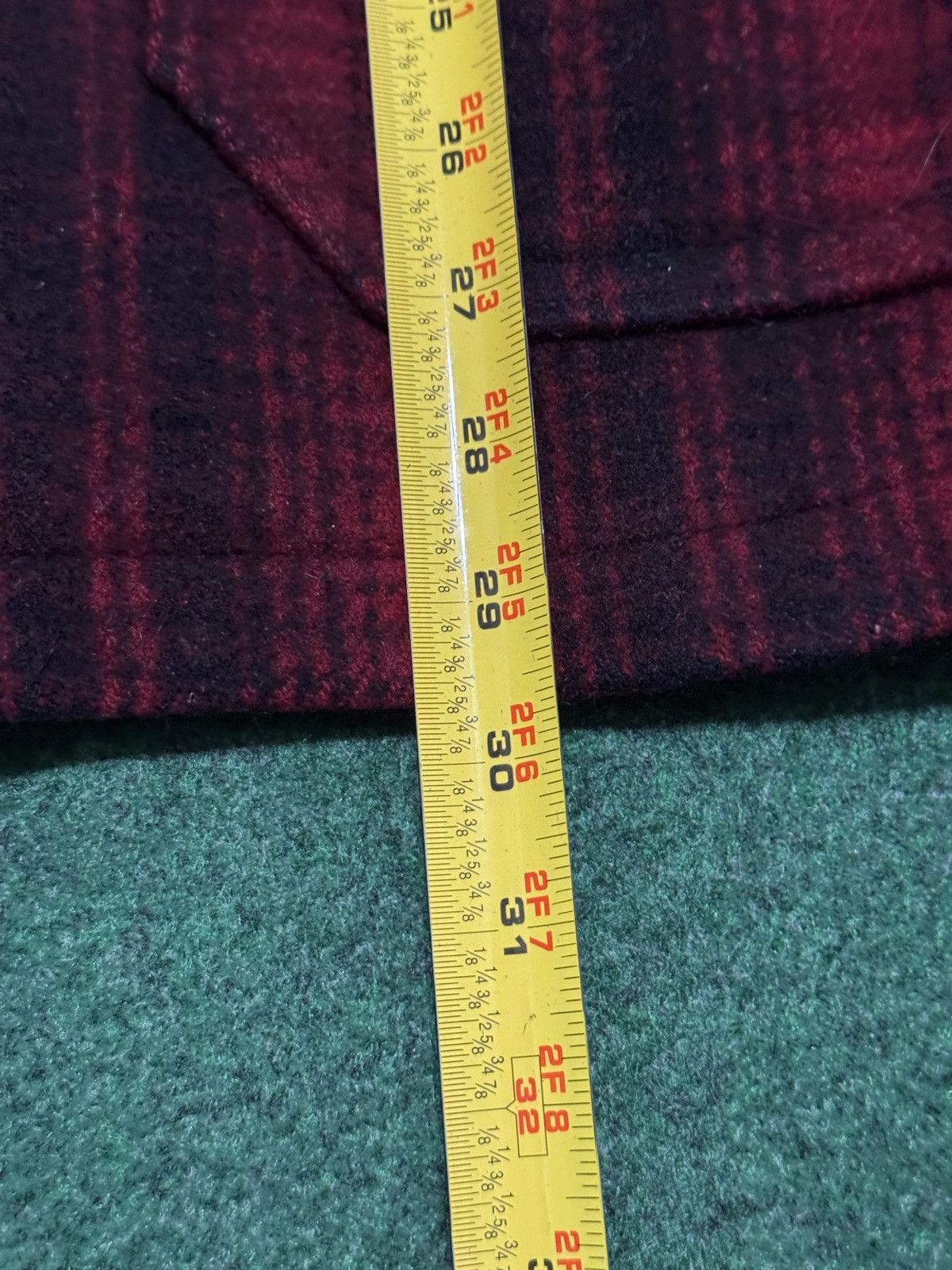 Woolrich Woolen Mills Vtg 40s 50s Woolrich Mackinaw Plaid Button Up Wool Jacket Size US L / EU 52-54 / 3 - 6 Thumbnail