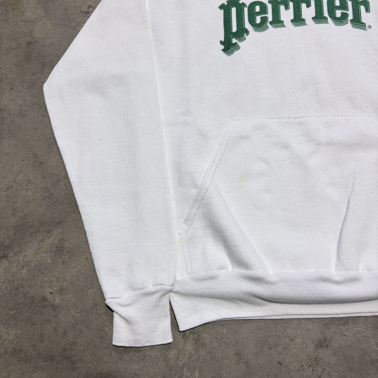 Vintage Vintage 80s Hoodie Sweatshirt Perrier Water Promo French USA Size US M / EU 48-50 / 2 - 6 Thumbnail