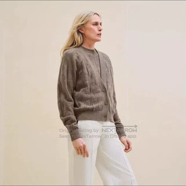 Other Hermes 25ss Elephant Gray Dark Pattern Full Print Cardigan Size XXS / US 00 / IT 34 - 6 Thumbnail