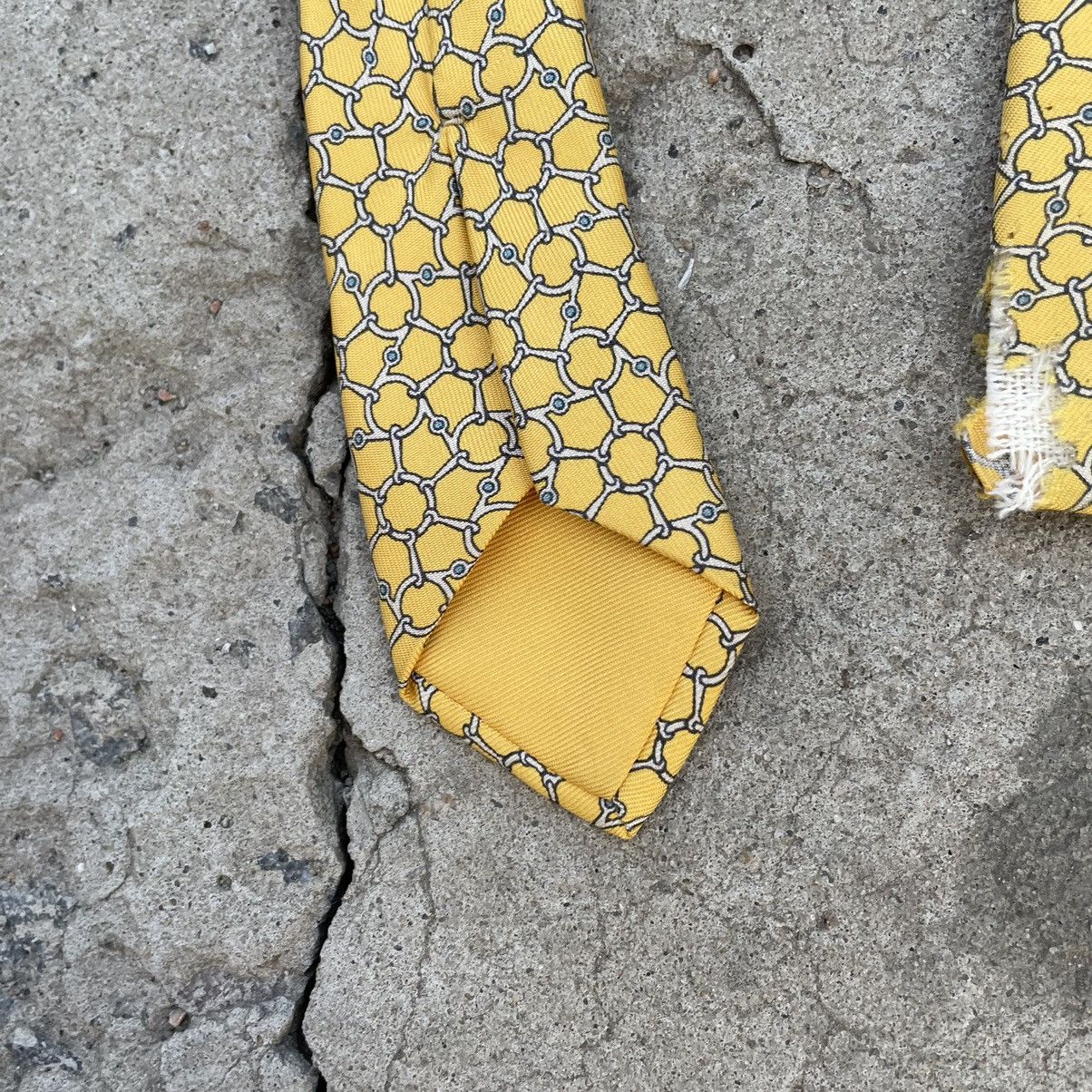 Hermes Vintage Hermes Tie Silk Y2K 90s USA Size ONE SIZE - 5 Thumbnail