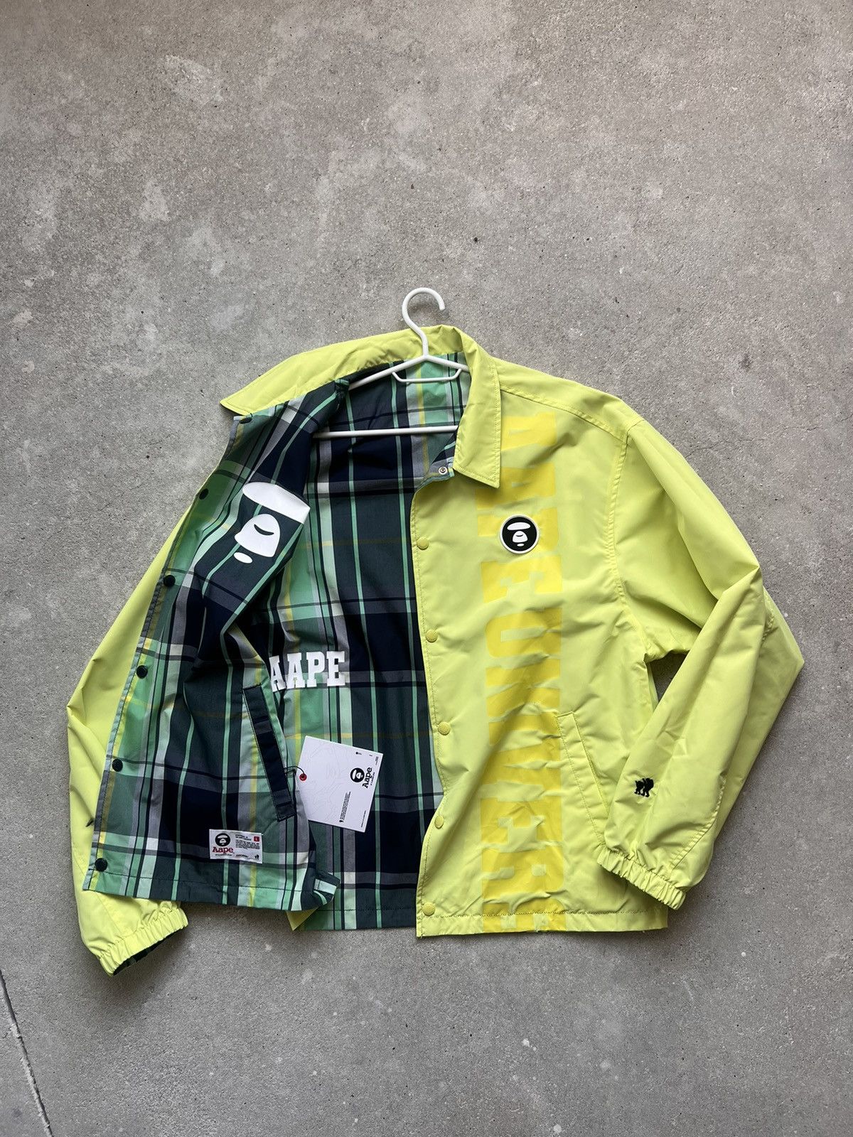 Aape × Bape NWT AAPE By A Bathing Jacket Reversible Size US L / EU 52-54 / 3 - 2 Thumbnail