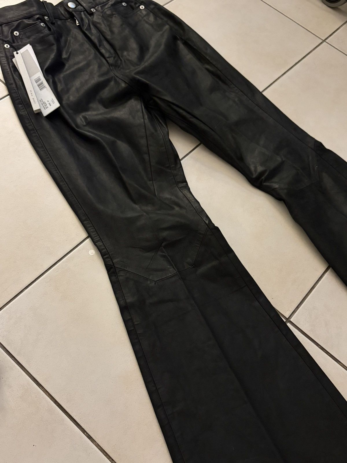 Rick Owens Rick owens Leather bolan pants Size US 27 - 4 Thumbnail