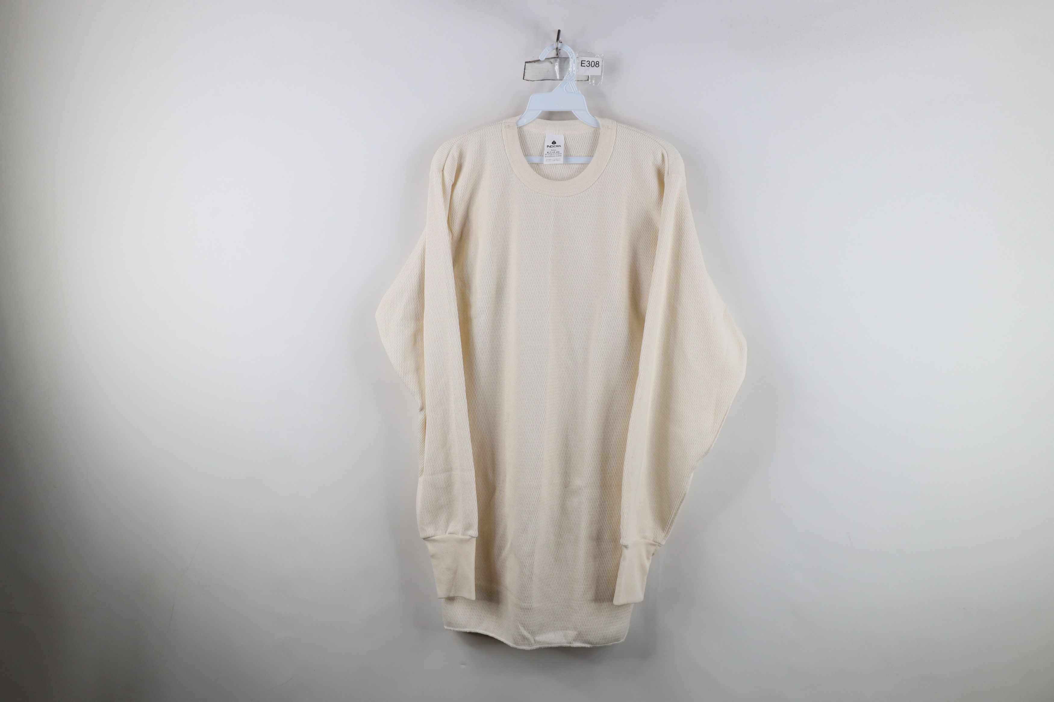 Vintage Vintage 90s Streetwear Waffle Knit Long Sleeve T-Shirt Size US XL / EU 56 / 4 - 1 Thumbnail