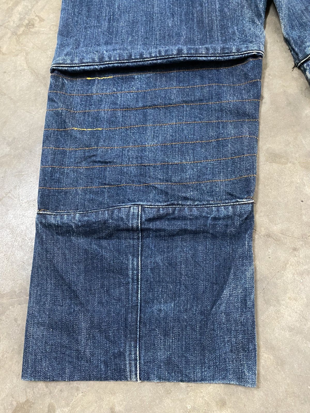 Hysteric Glamour × JNCO Vintage OG Mad Hectic Scout Denim 3 Quarter Jeans act200 Size US 36 / EU 52 - 3 Thumbnail