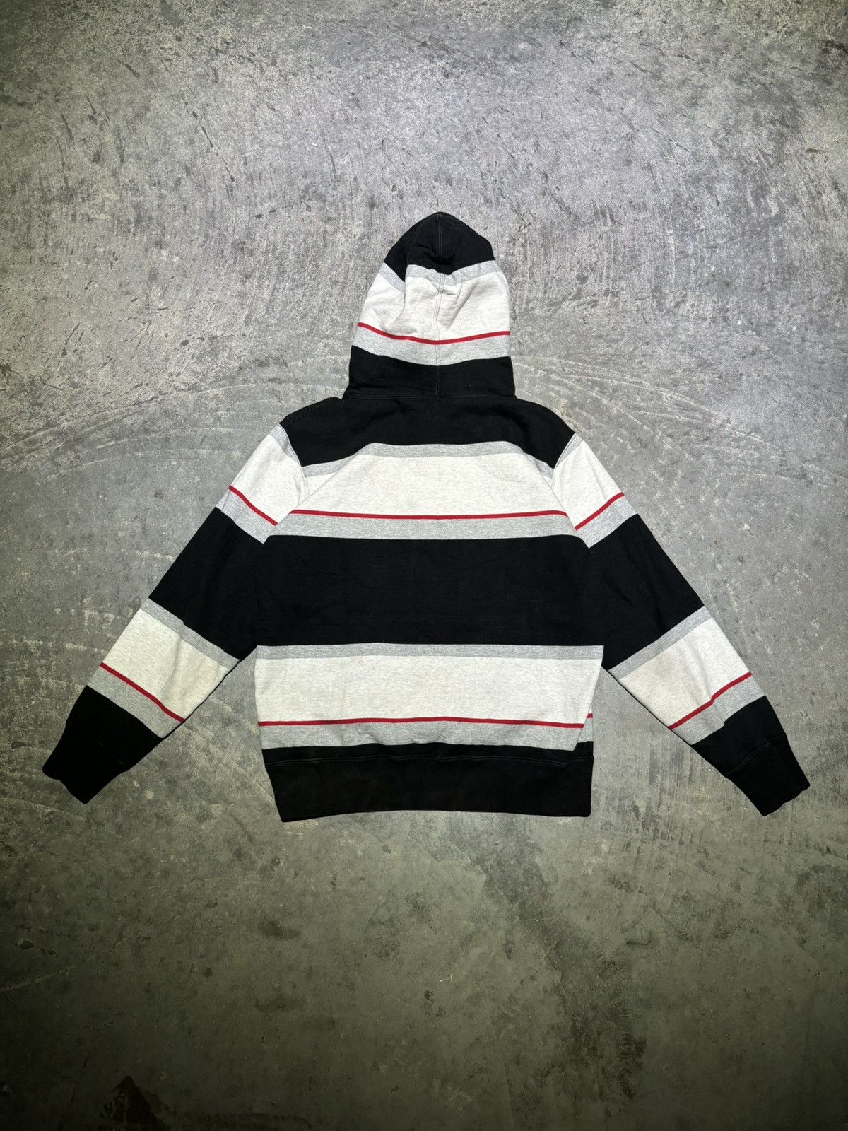 Supreme Supreme Striped Embroidered Hoodie Size US S / EU 44-46 / 1 - 3 Thumbnail
