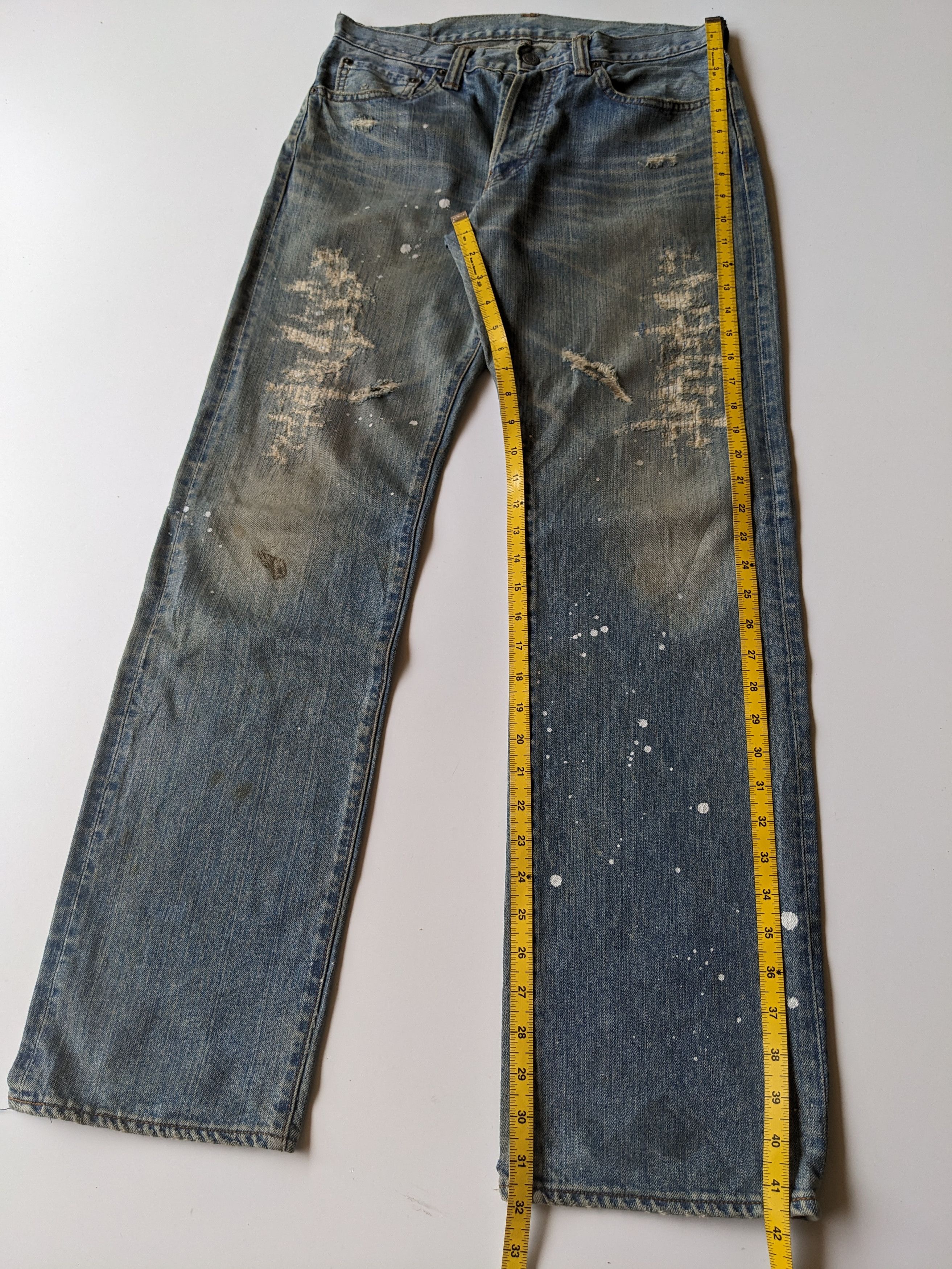 Eternal × Japanese Brand Eternal ripped jeans like Number (N)ine Size US 32 / EU 48 - 11 Thumbnail
