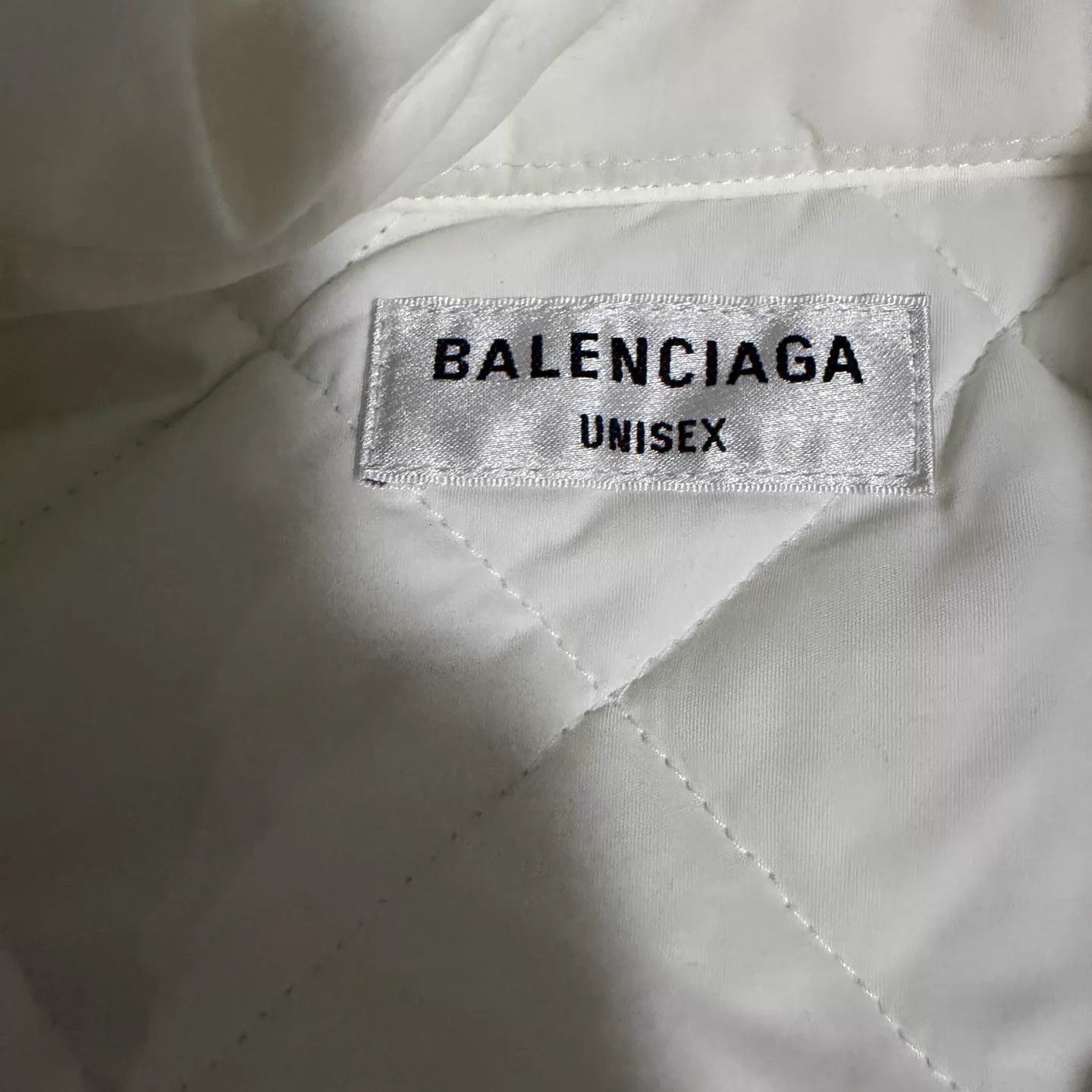 Balenciaga Balenciaga White Cotton Chest Emb Jacket 36 99New Size XS / US 0-2 / IT 36-38 - 3 Thumbnail