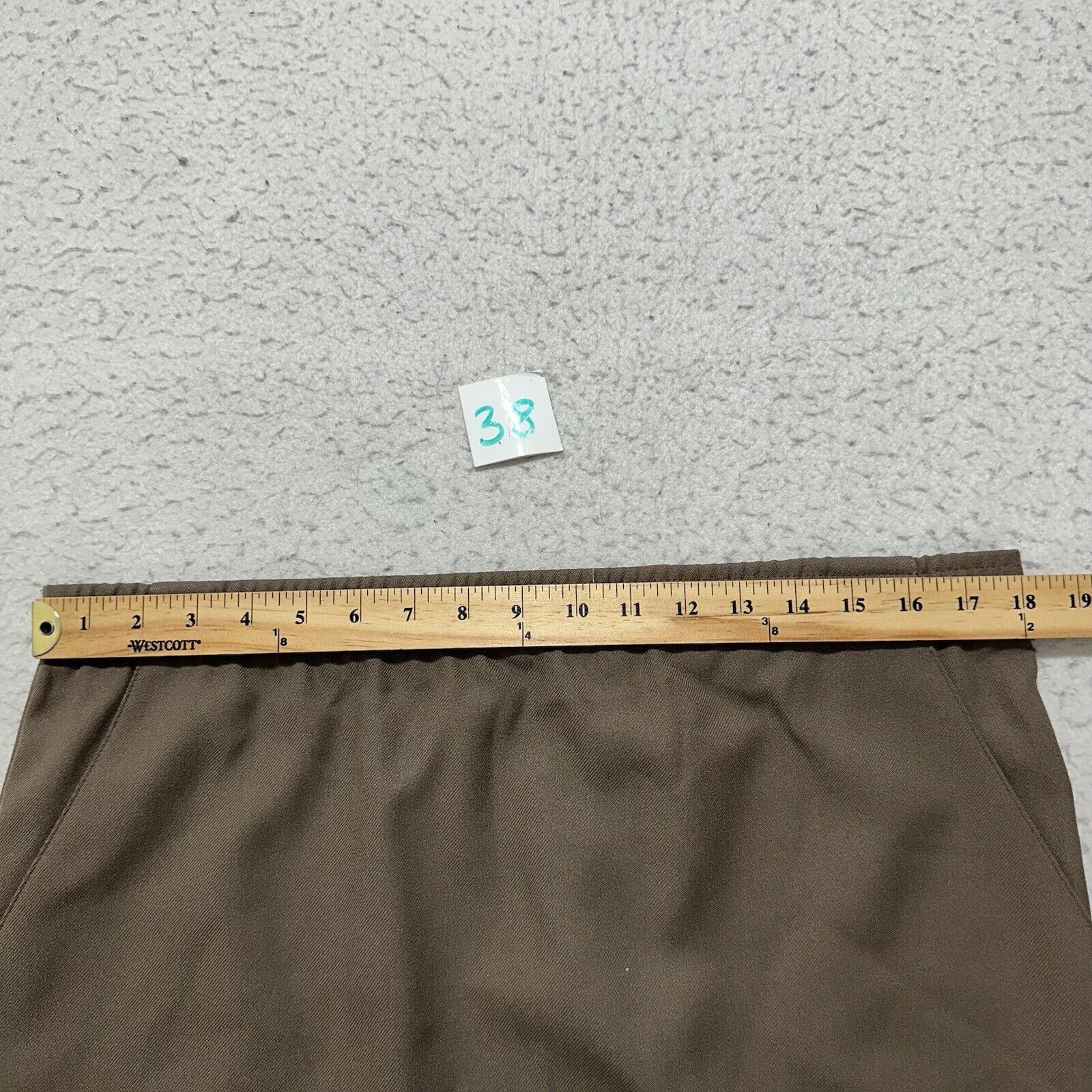 Other Vintage Donnkenny 14 Brown Straight Pencil Career Skirt Size 36" / US 14 / IT 50 - 9 Thumbnail